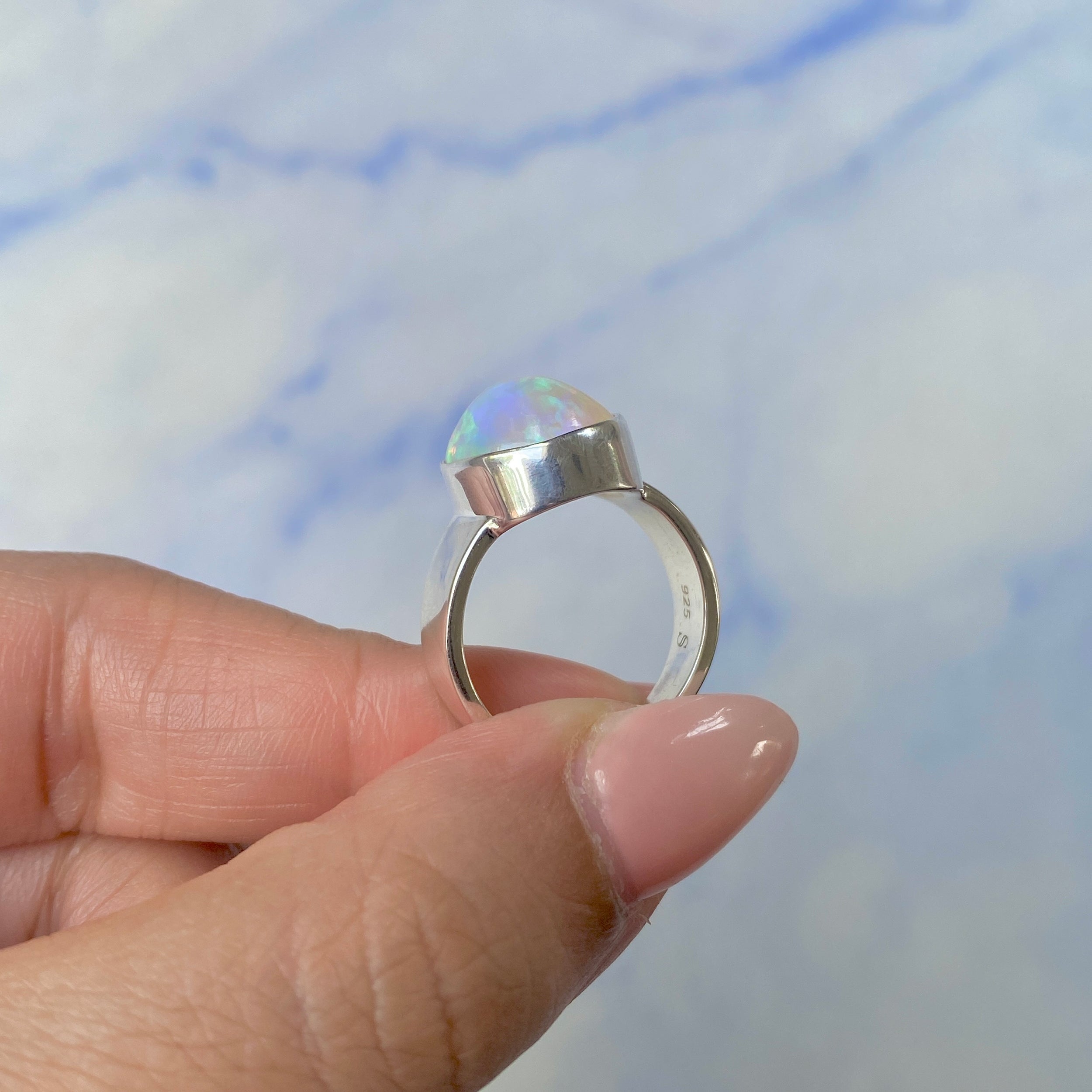 Opal Ring Size 7-(OPL-R-14.)