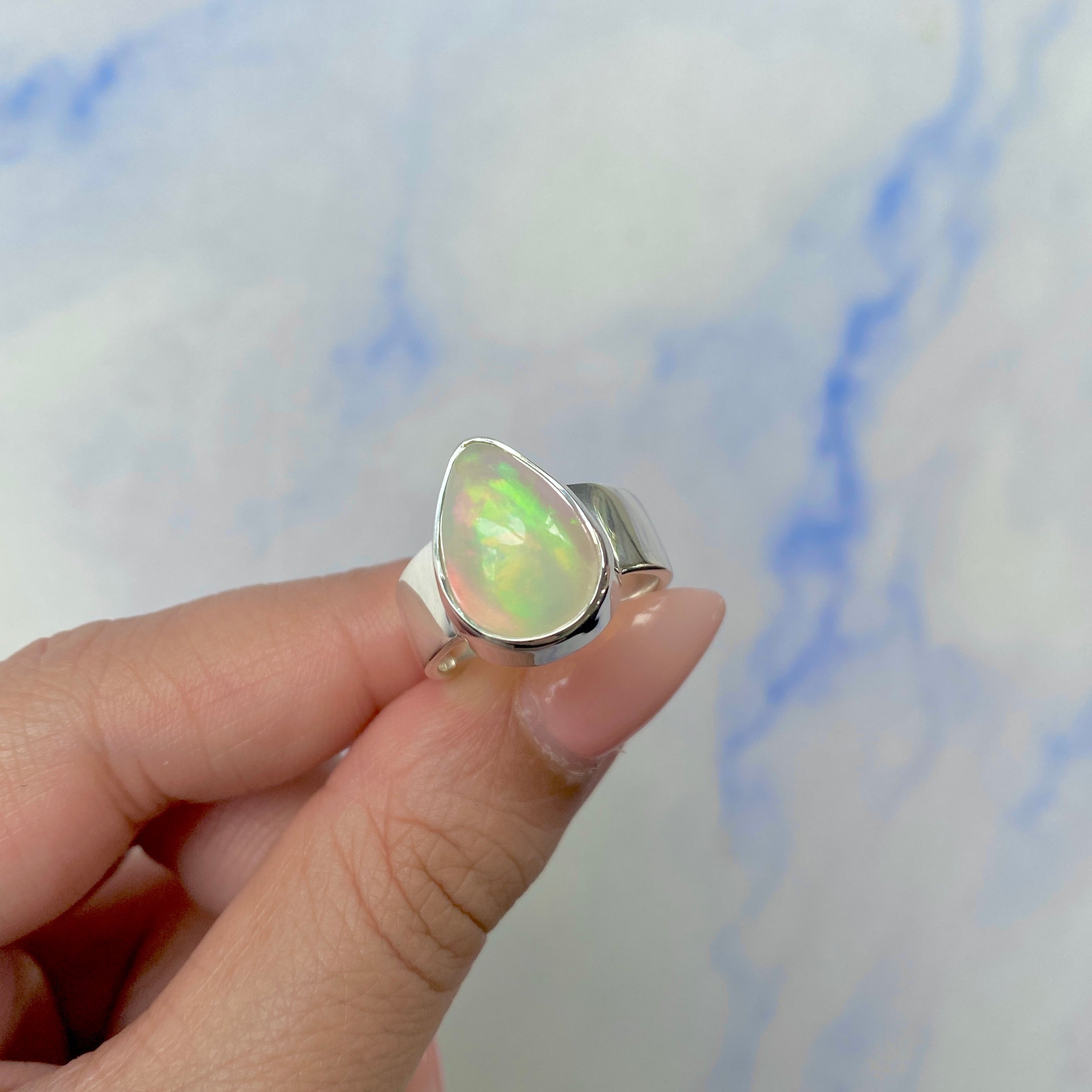 Opal Ring Size 7-(OPL-R-16.)