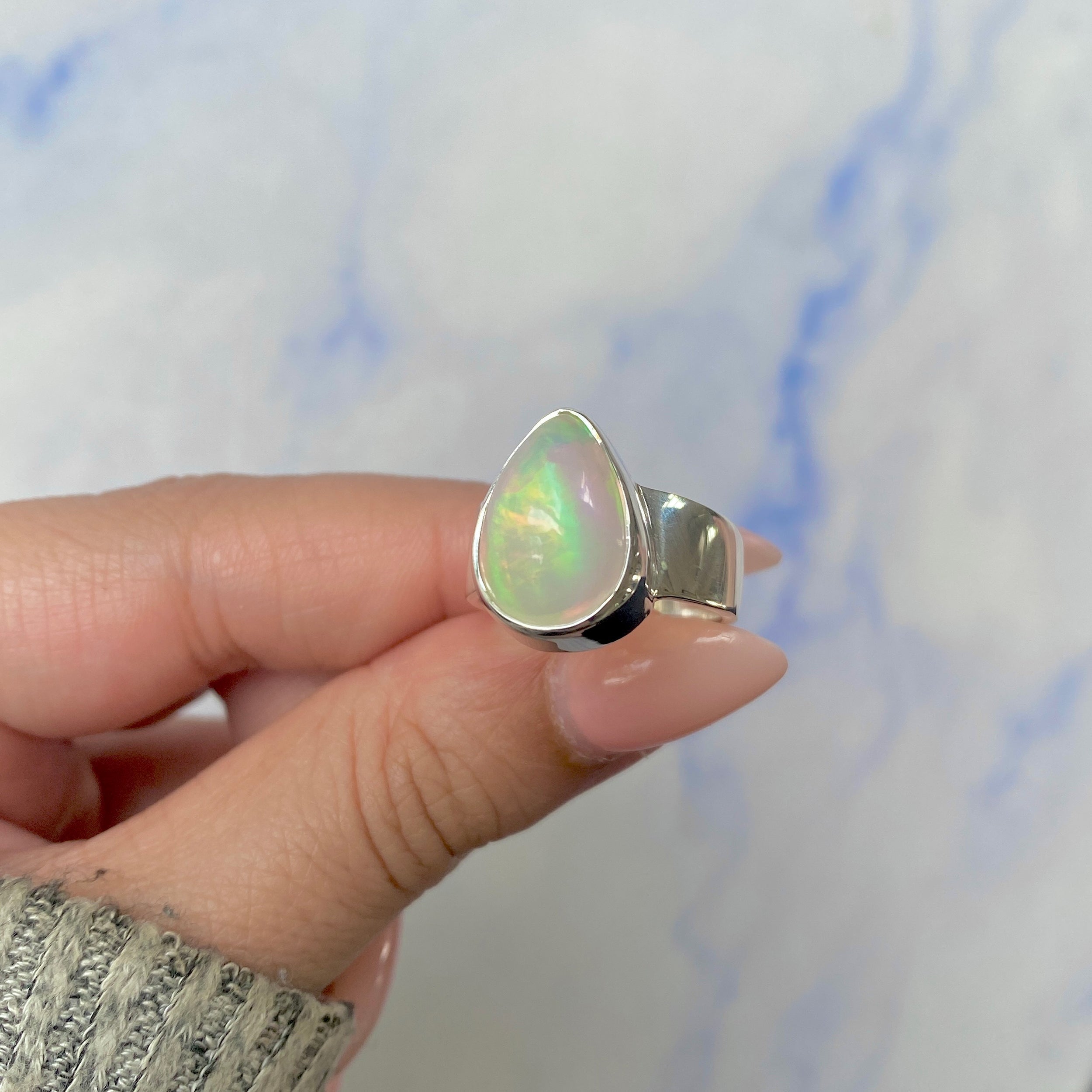Opal Ring Size 7-(OPL-R-16.)