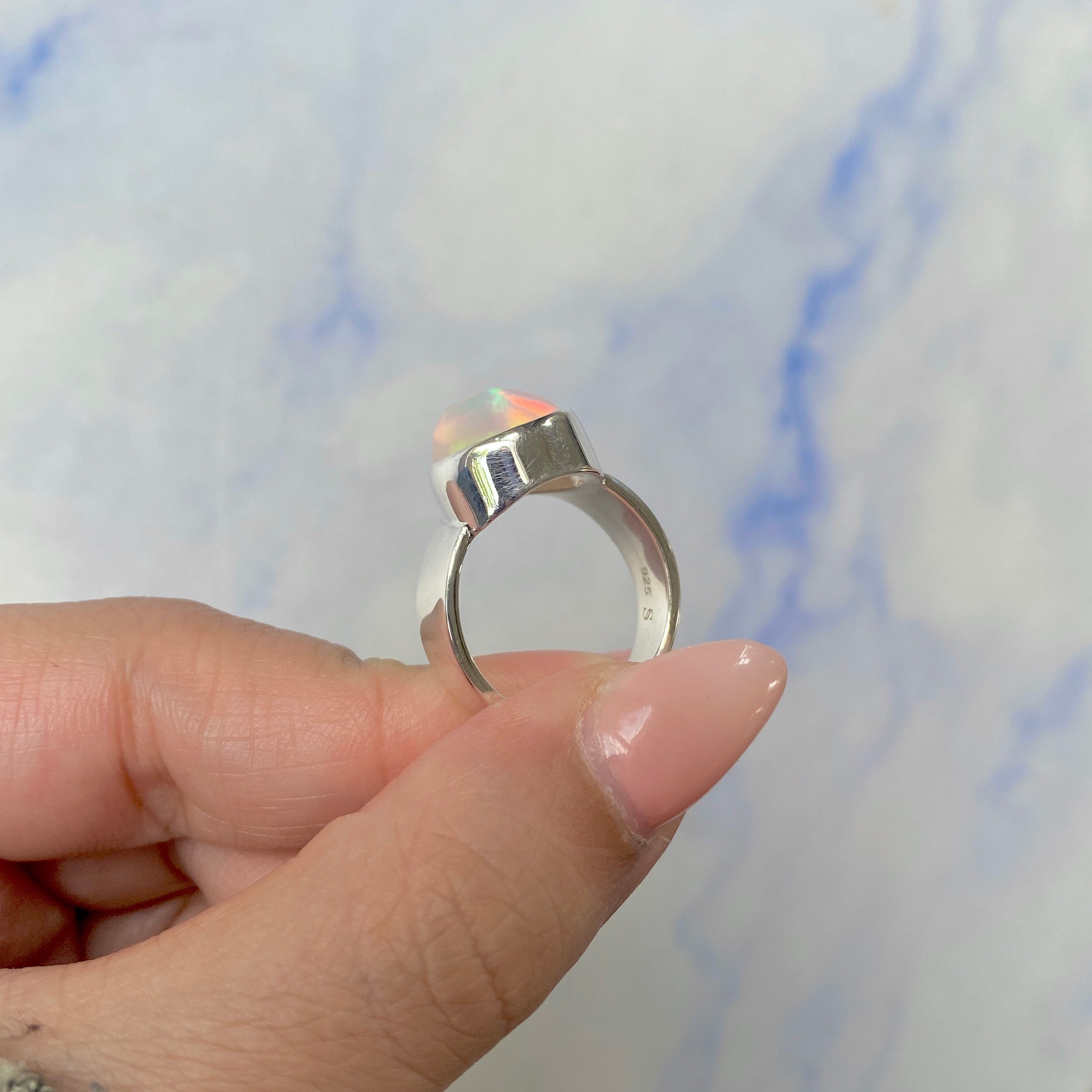 Opal Ring Size 7-(OPL-R-16.)