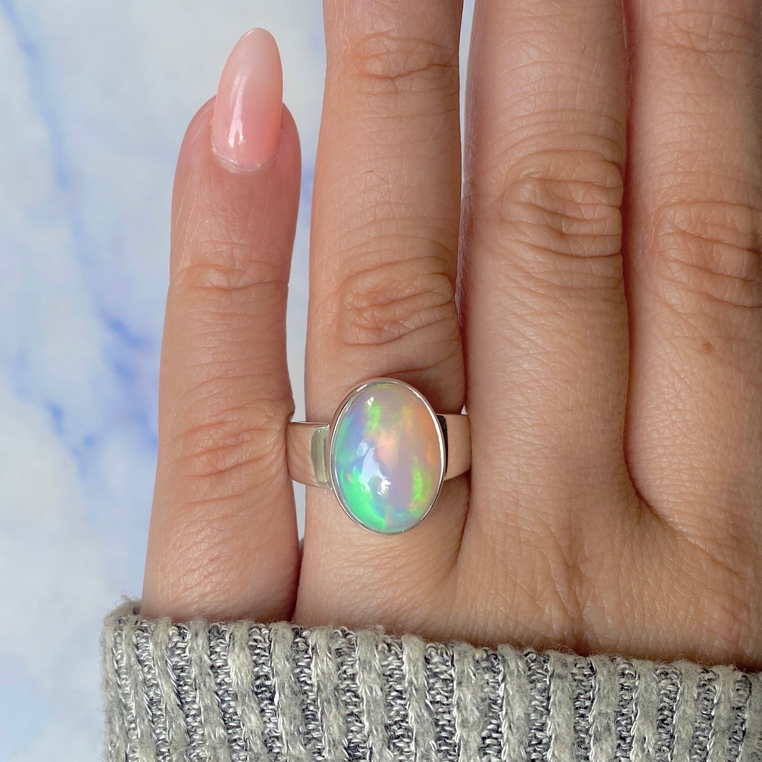 Opal Ring Size 7-(OPL-R-19.)