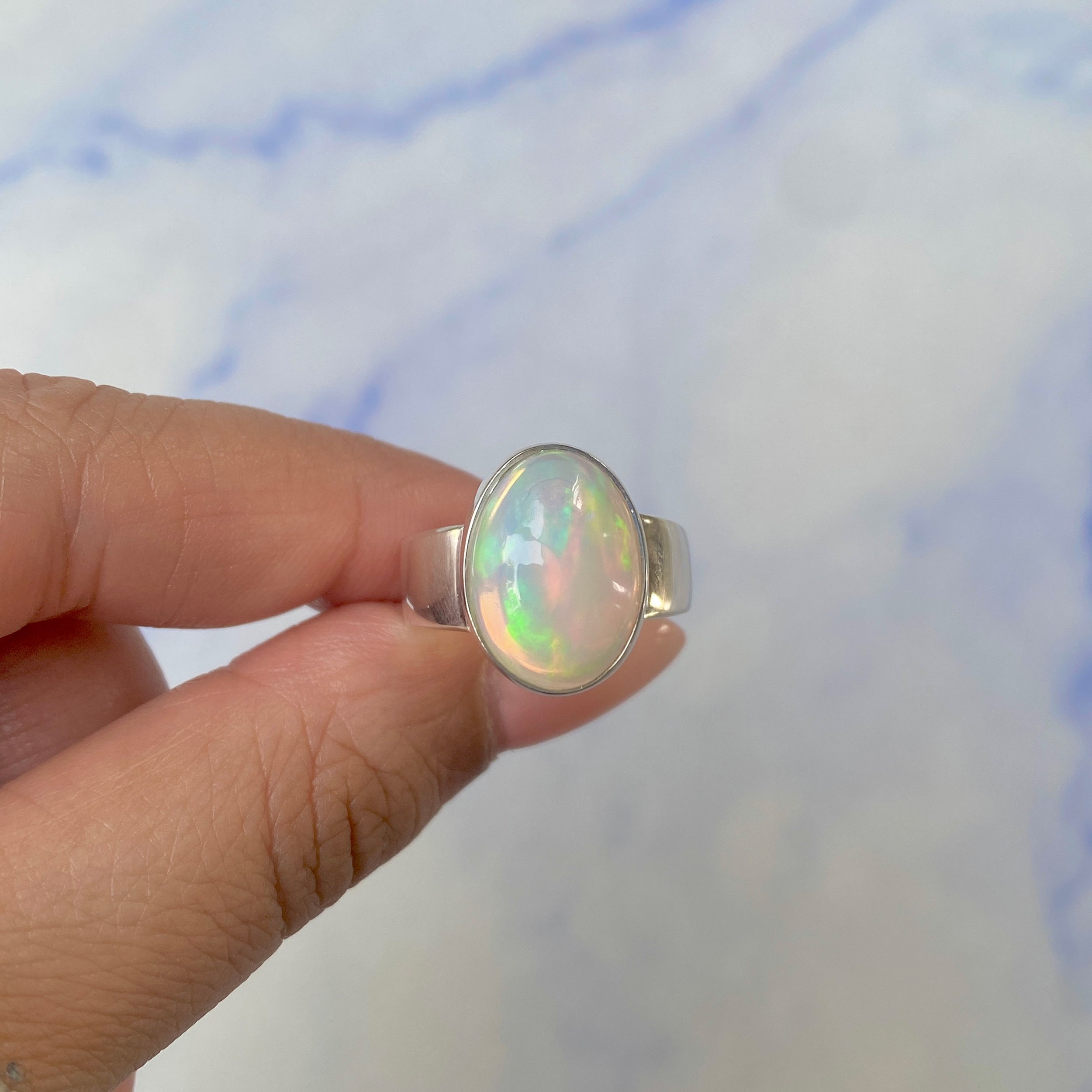 Opal Ring Size 7-(OPL-R-19.)
