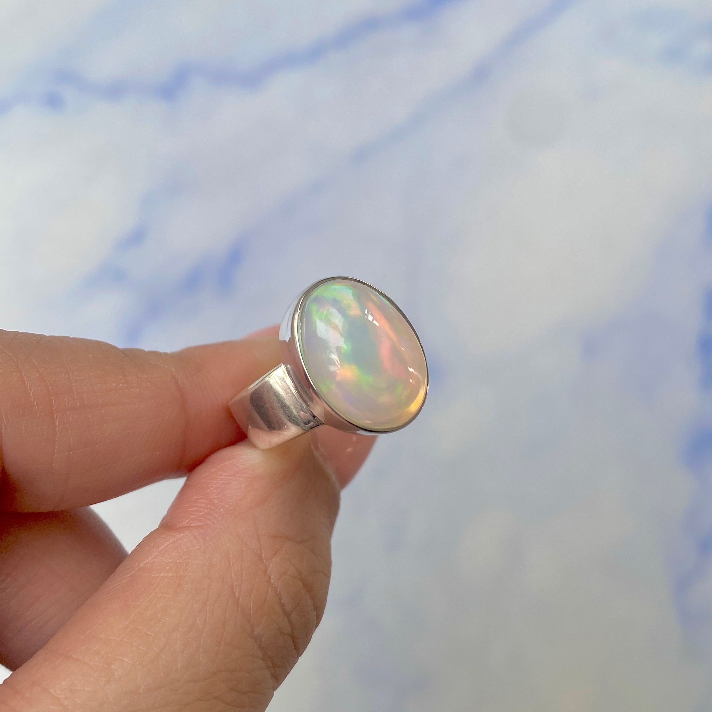 Opal Ring Size 7-(OPL-R-19.)