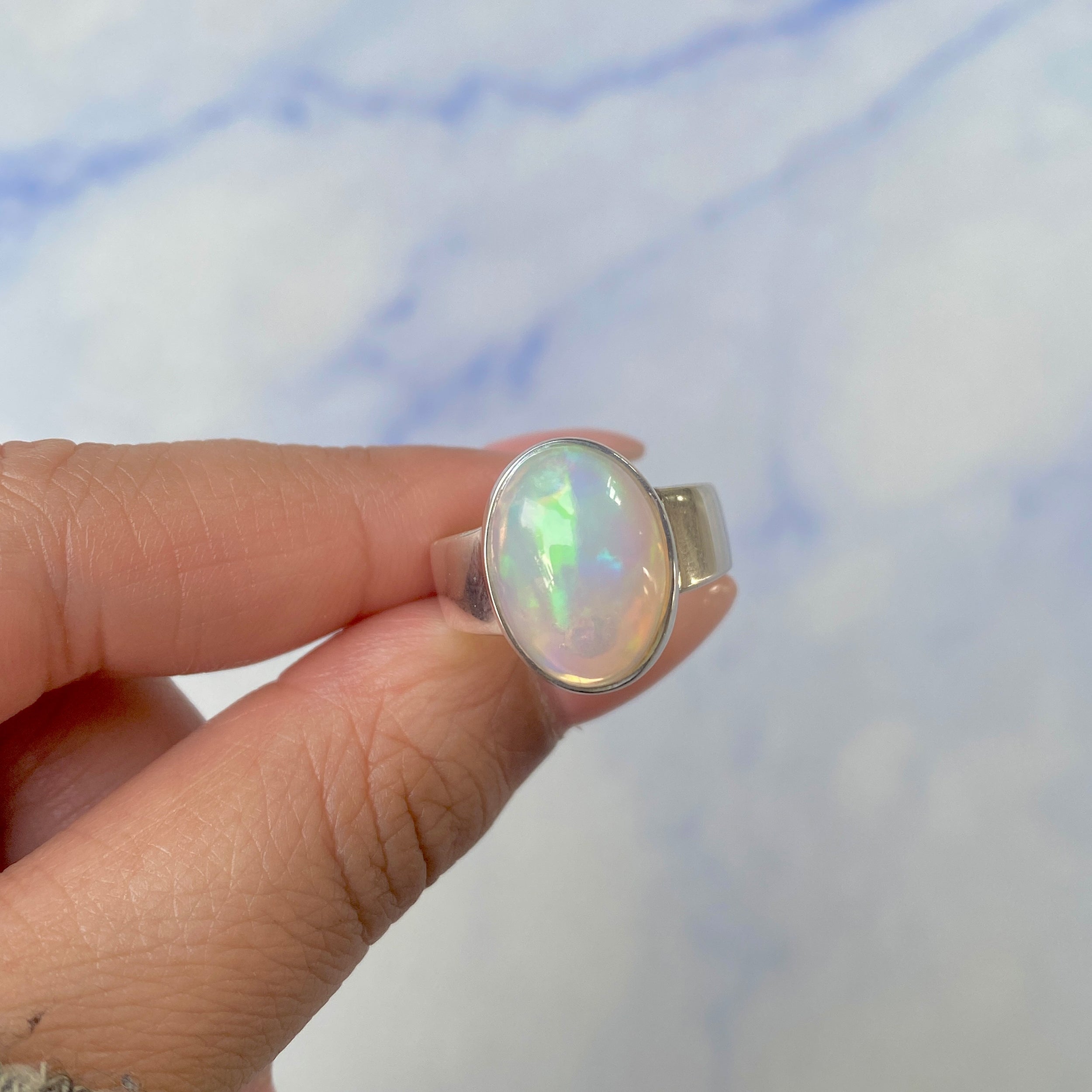 Opal Ring Size 7-(OPL-R-19.)