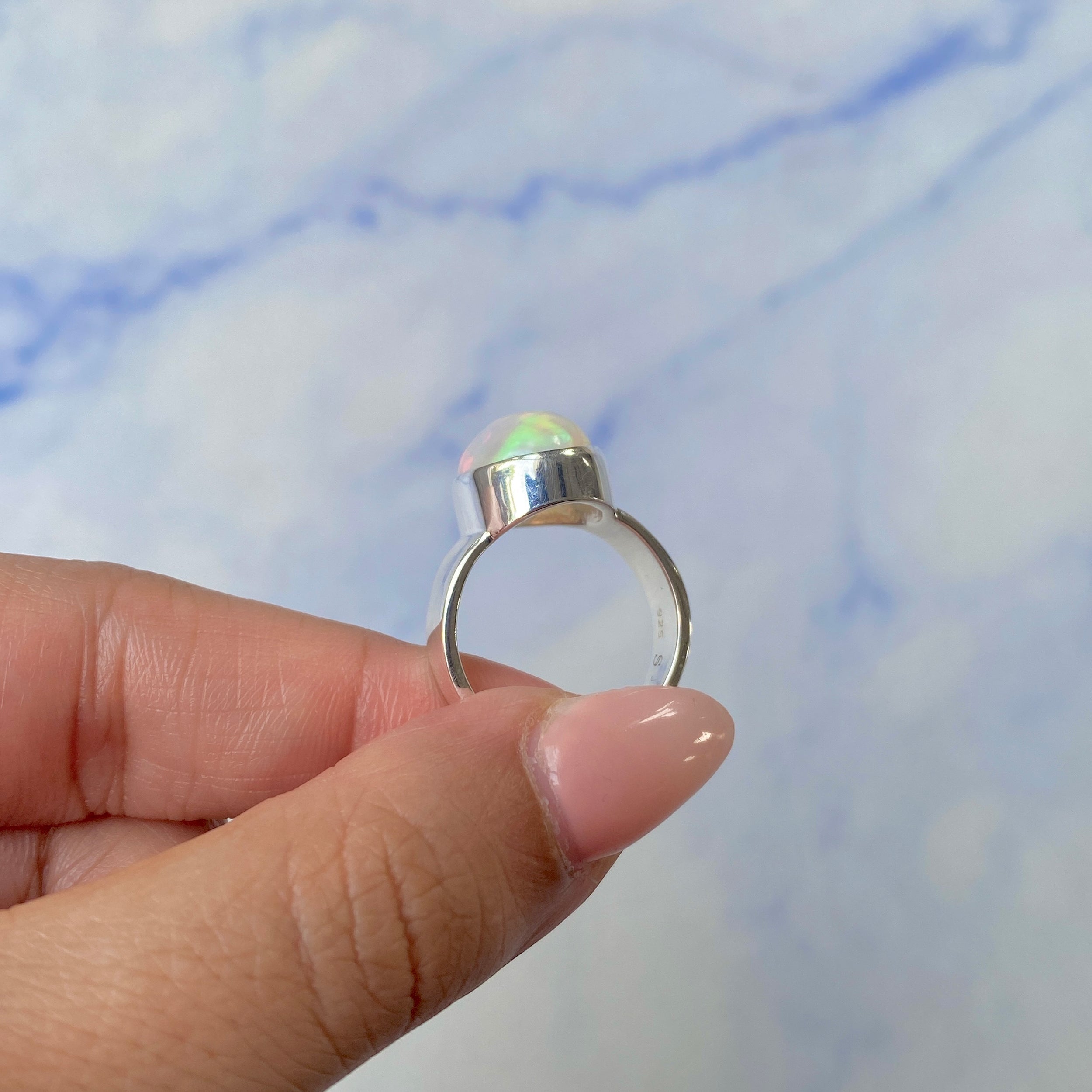 Opal Ring Size 7-(OPL-R-19.)