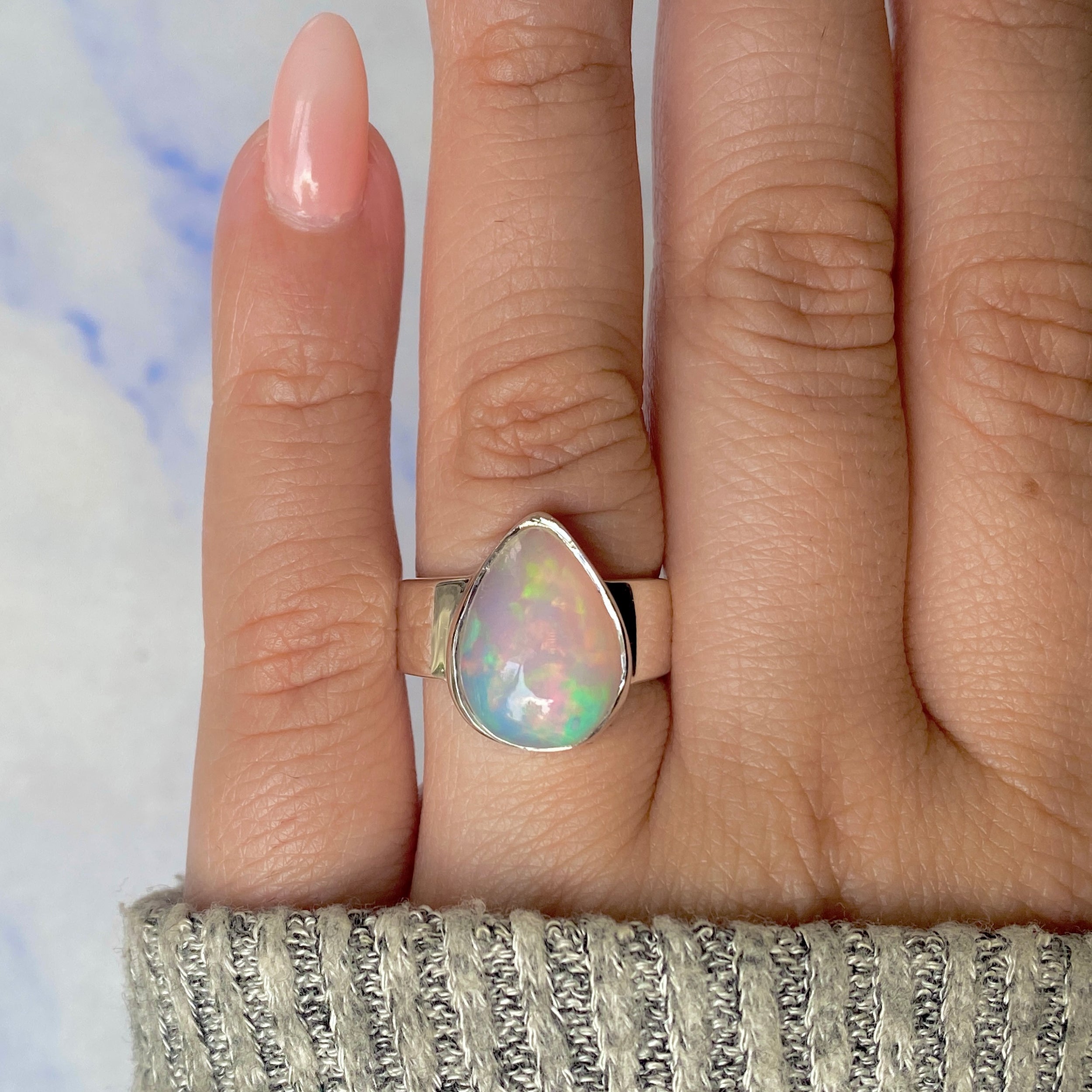 Opal Ring Size 7-(OPL-R-20.)