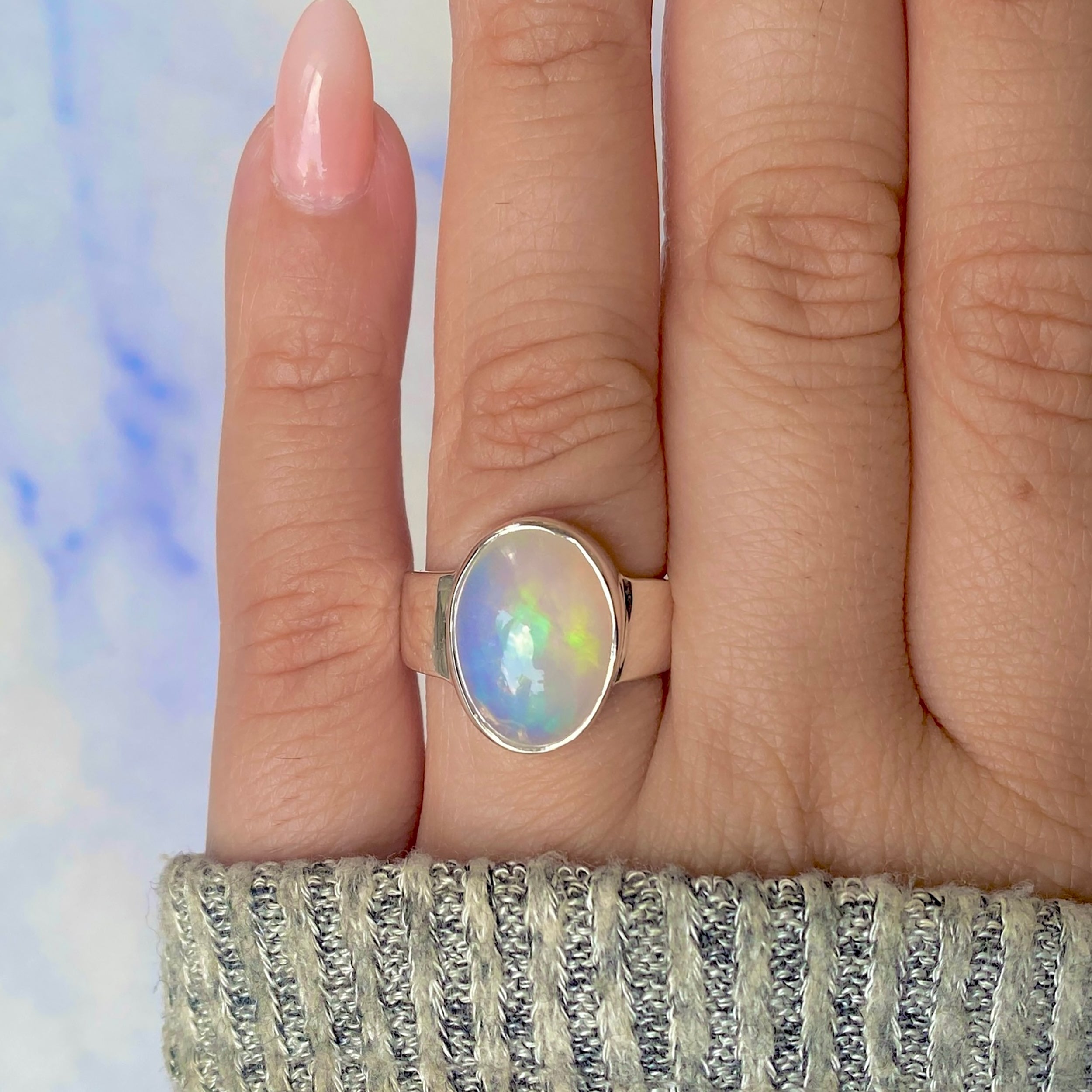 Opal Ring Size 7-(OPL-R-21.)