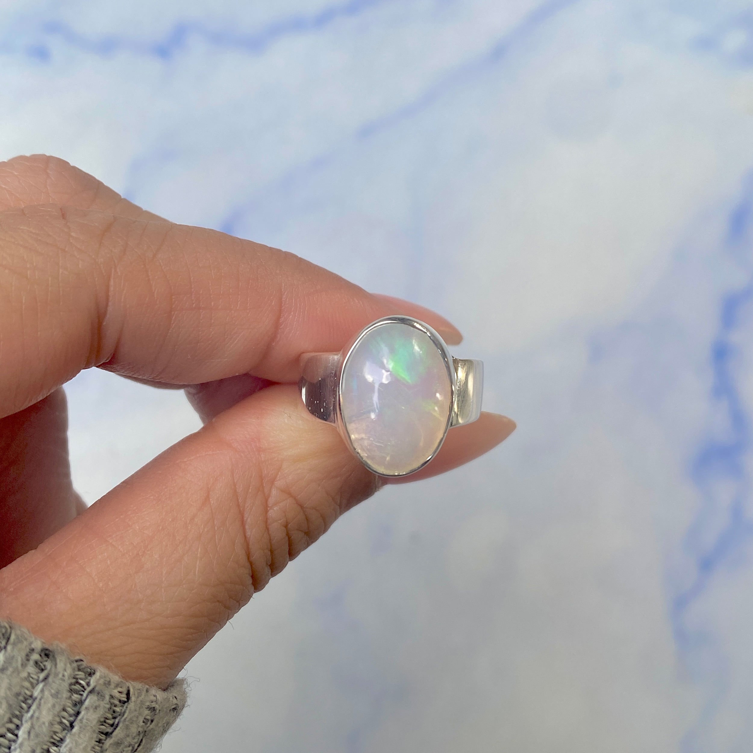 Opal Ring Size 7-(OPL-R-21.)