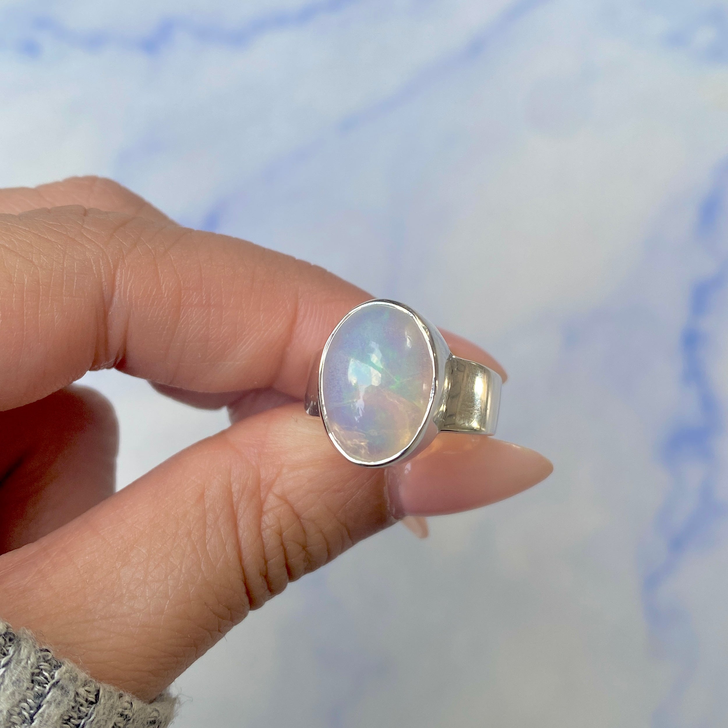 Opal Ring Size 7-(OPL-R-21.)