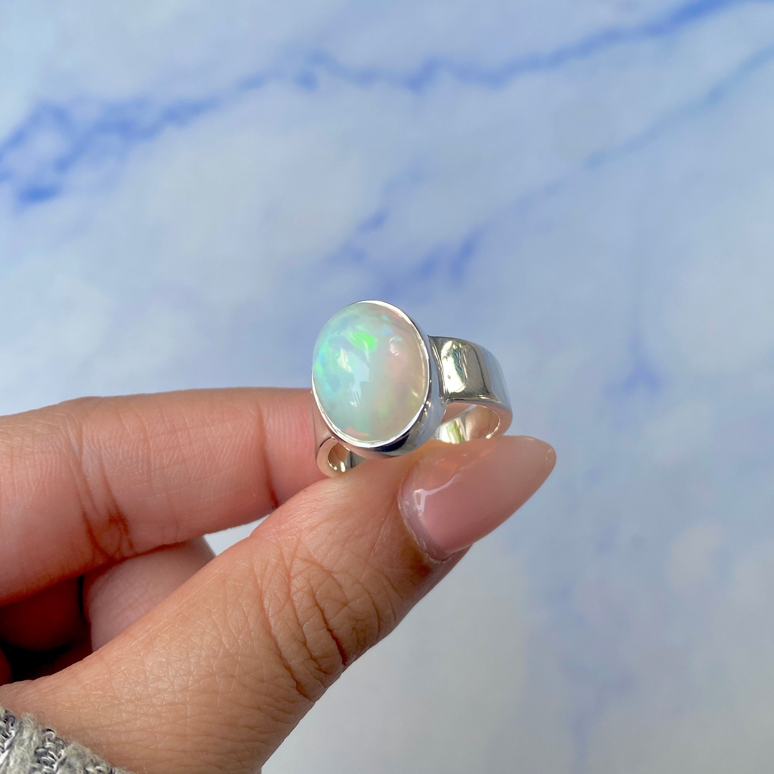 Opal Ring Size 8-(OPL-R-26.)