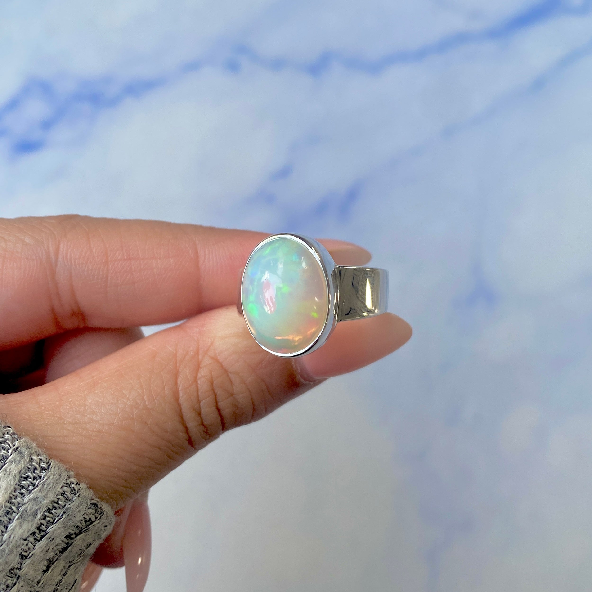 Opal Ring Size 8-(OPL-R-26.)