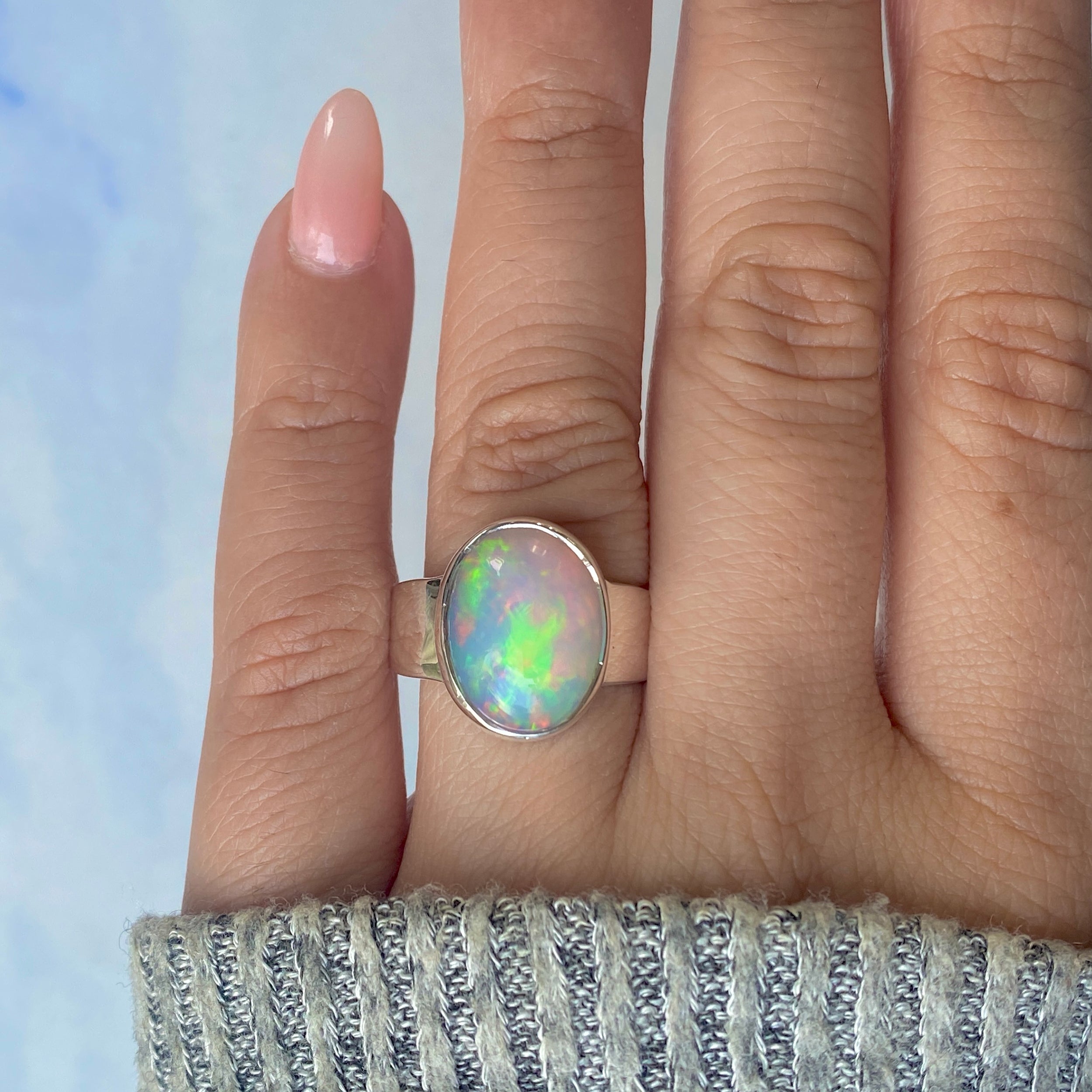 Opal Ring Size 8-(OPL-R-28.)