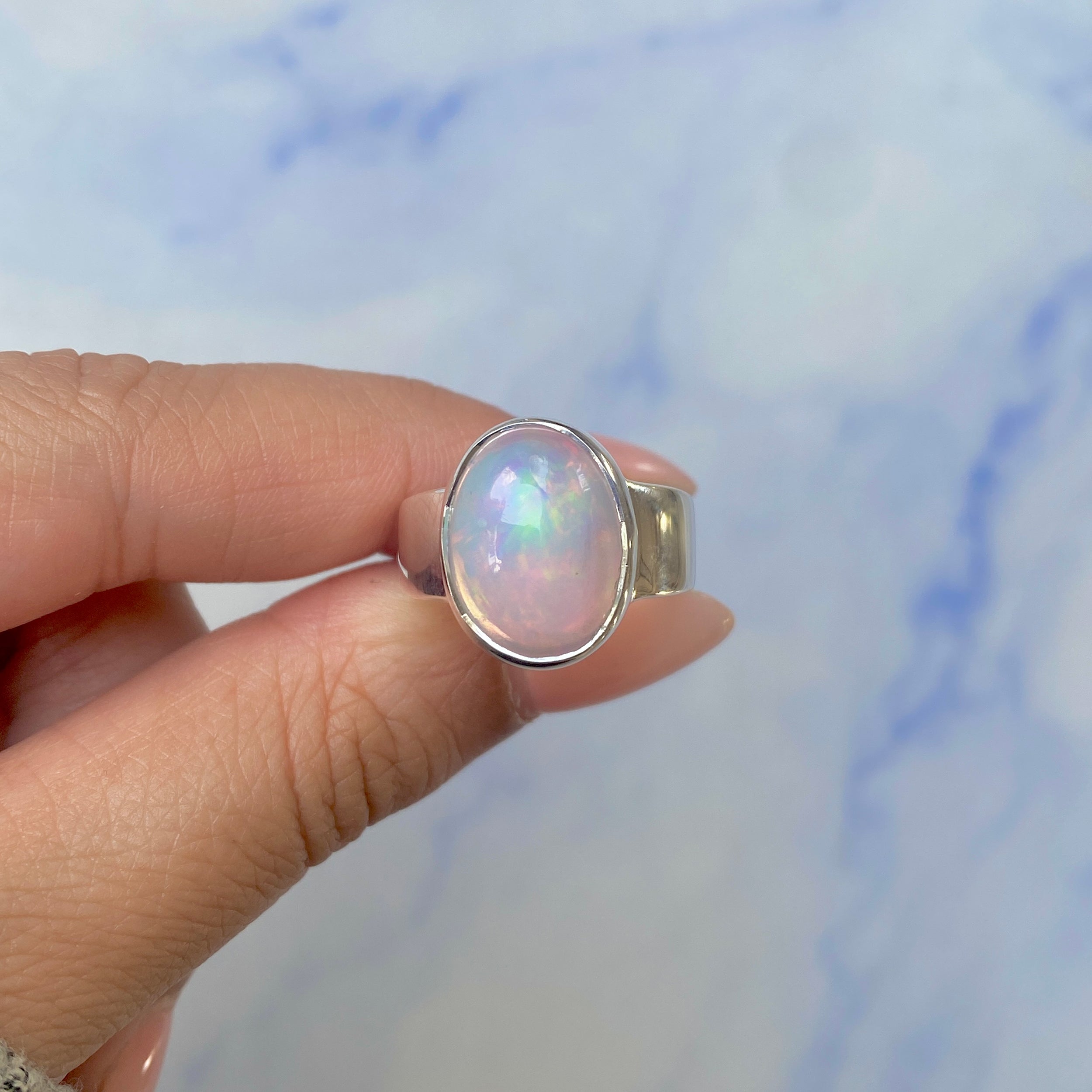 Opal Ring Size 8-(OPL-R-28.)
