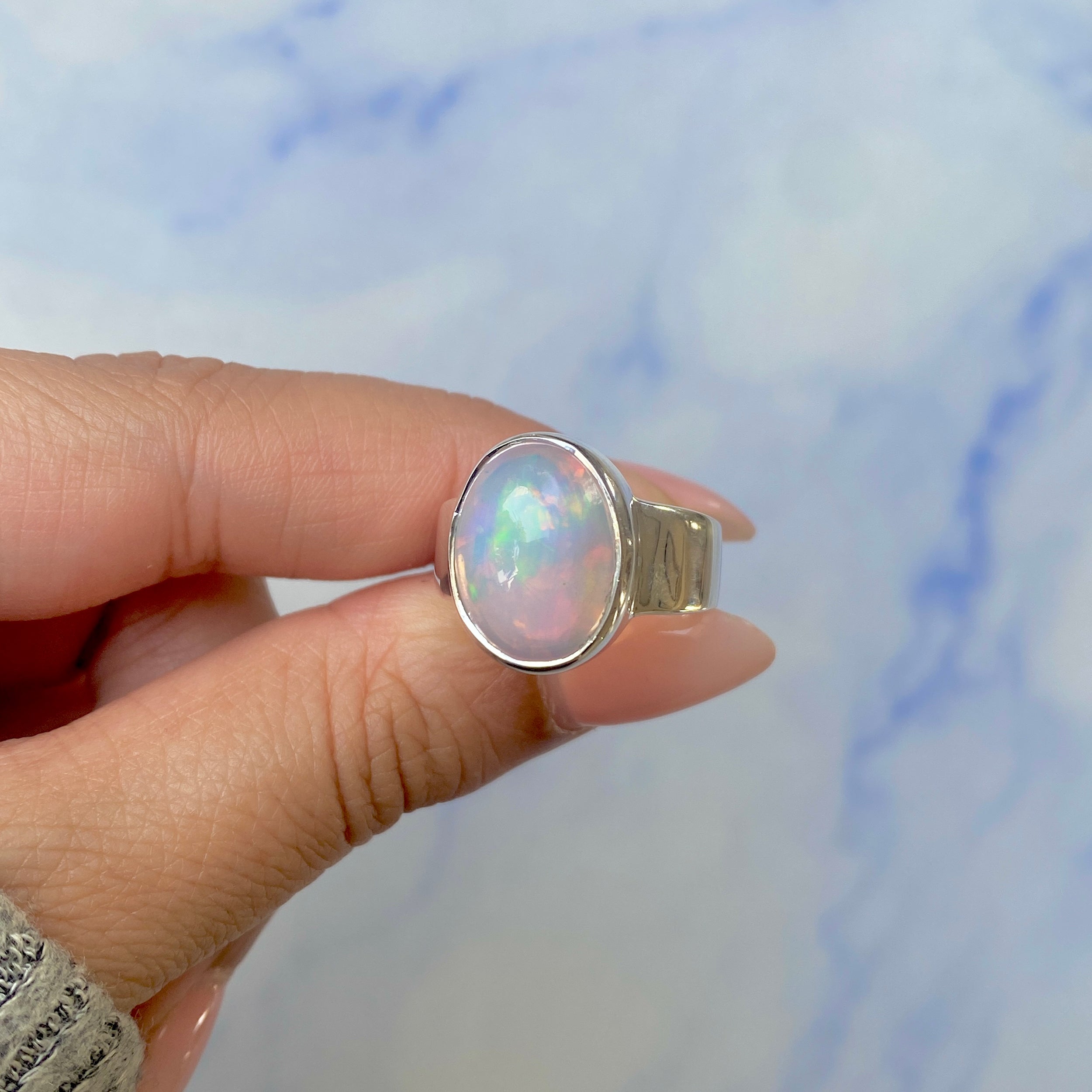 Opal Ring Size 8-(OPL-R-28.)