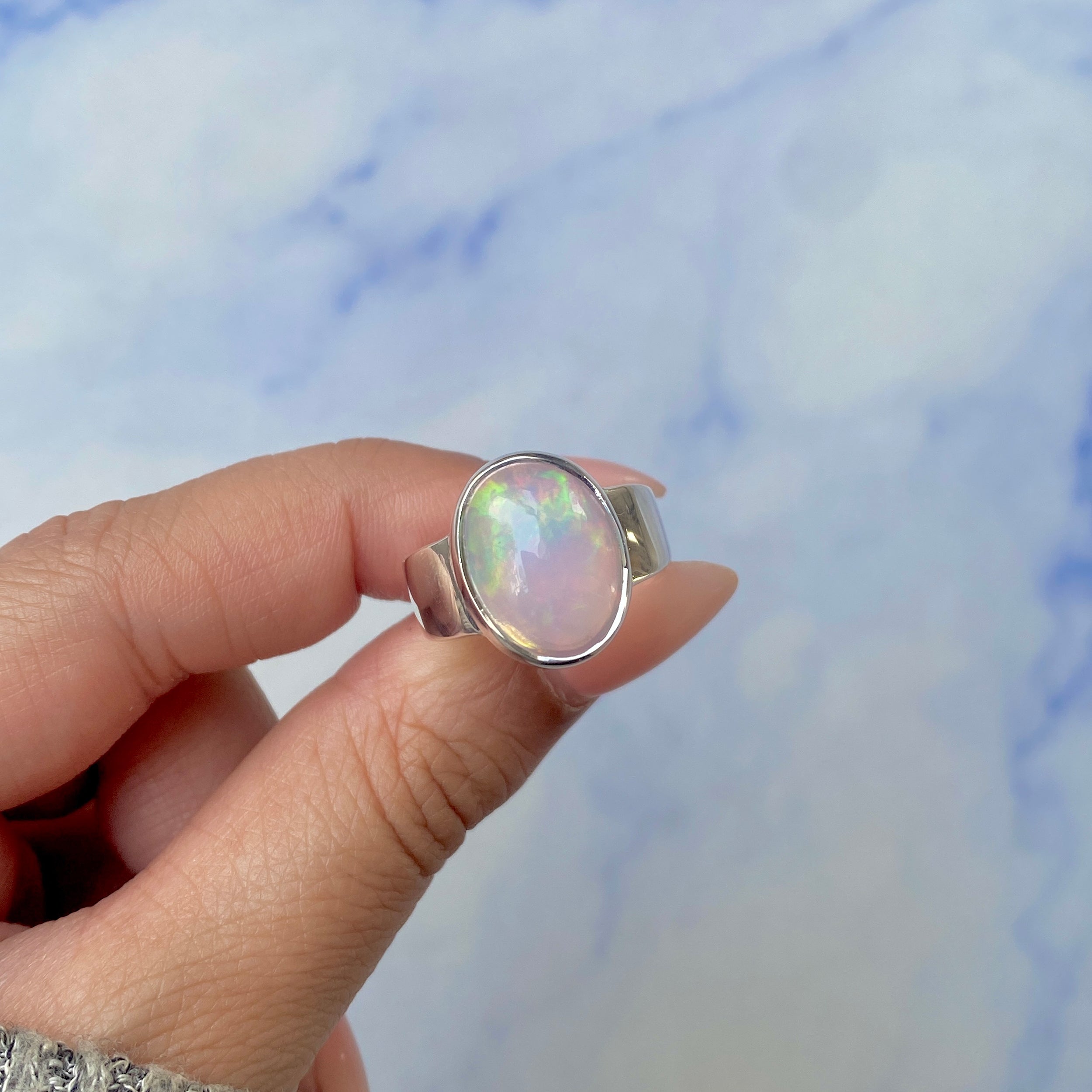 Opal Ring Size 8-(OPL-R-28.)