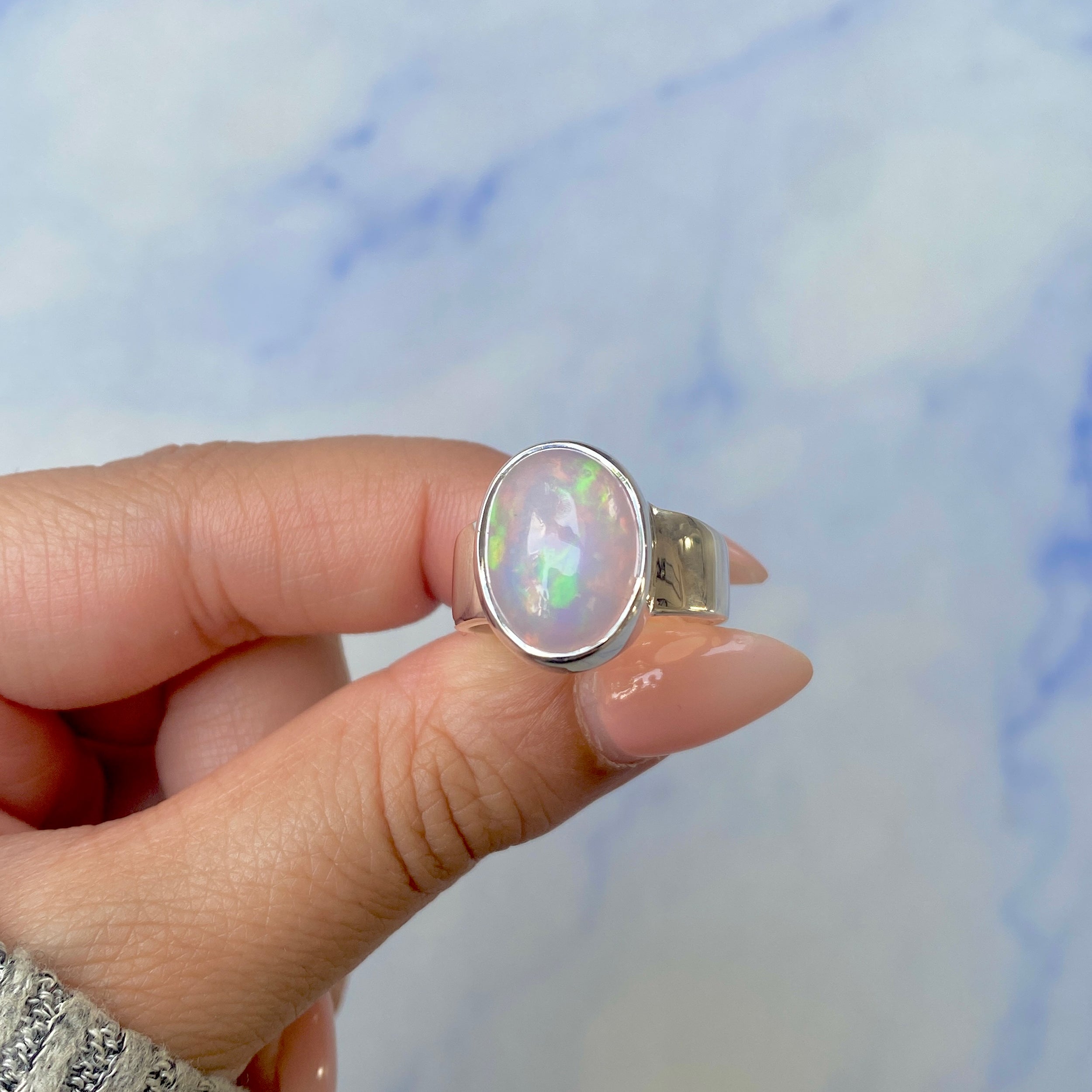 Opal Ring Size 8-(OPL-R-28.)