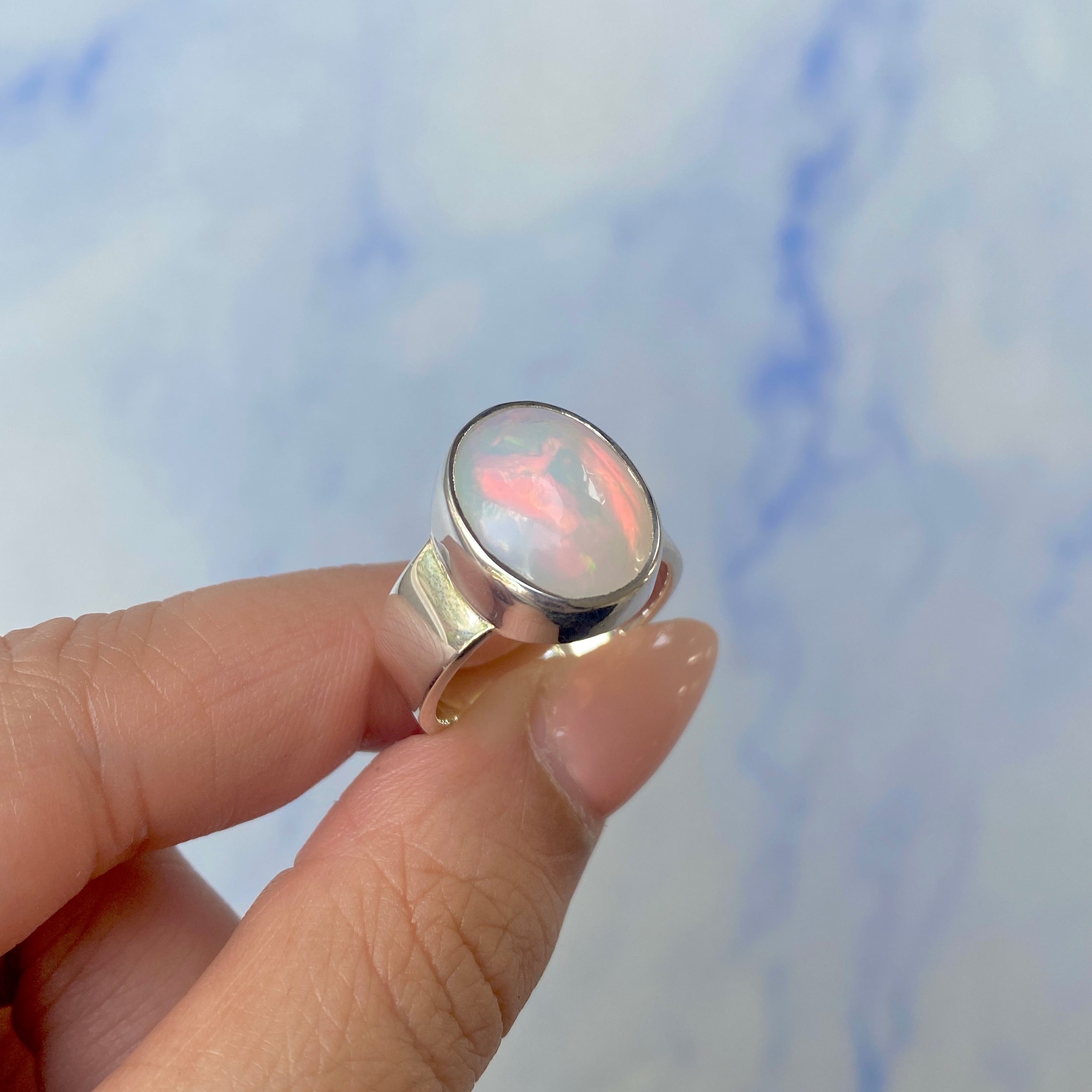 Opal Ring Size 8-(OPL-R-29.)