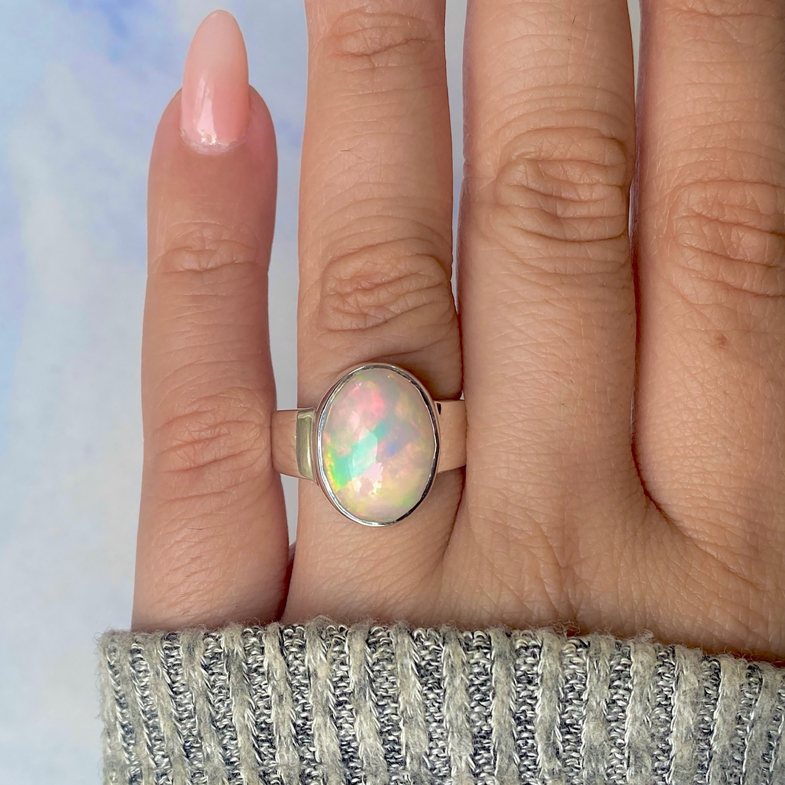 Opal Ring Size 8-(OPL-R-30.)