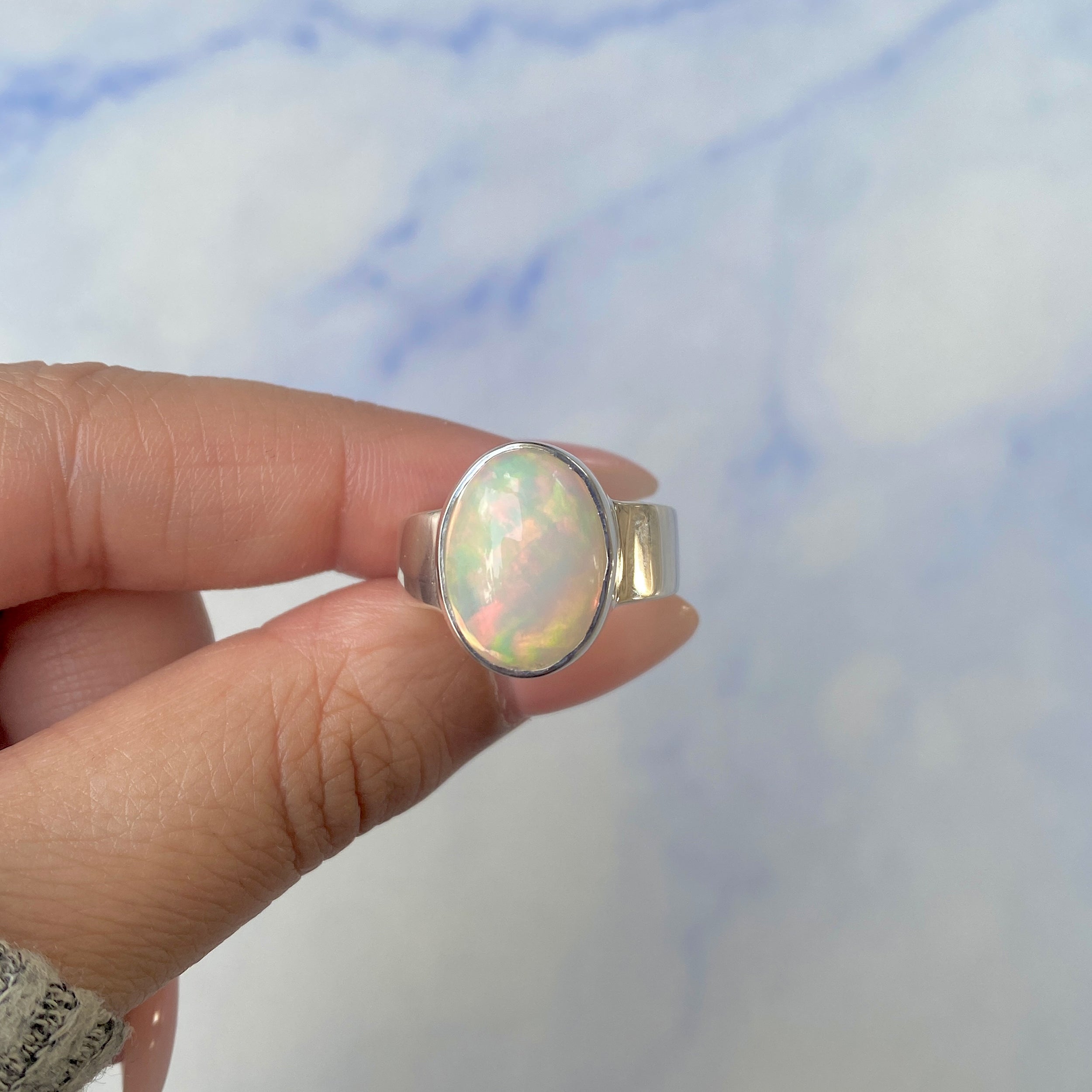 Opal Ring Size 8-(OPL-R-30.)