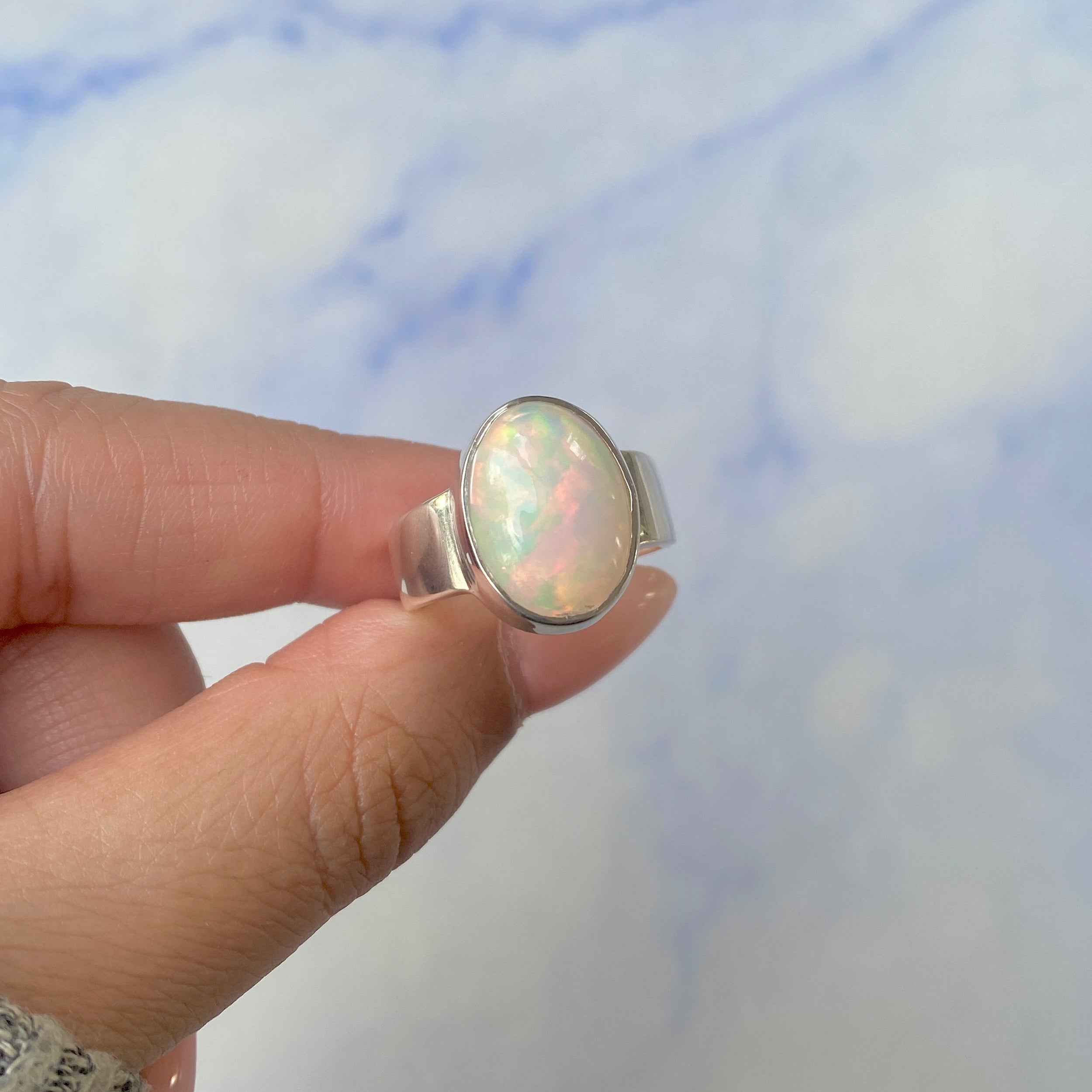 Opal Ring Size 8-(OPL-R-30.)