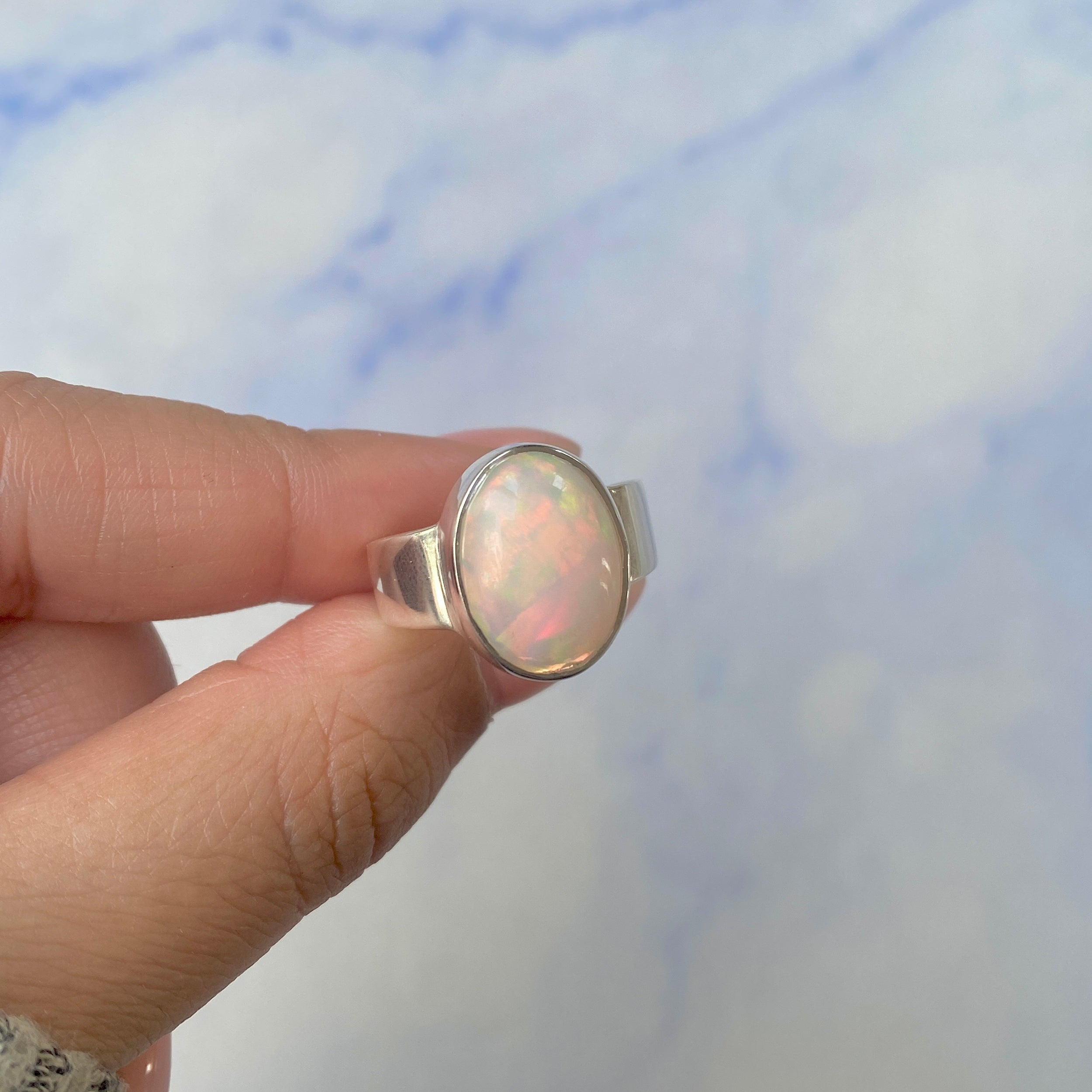 Opal Ring Size 8-(OPL-R-30.)