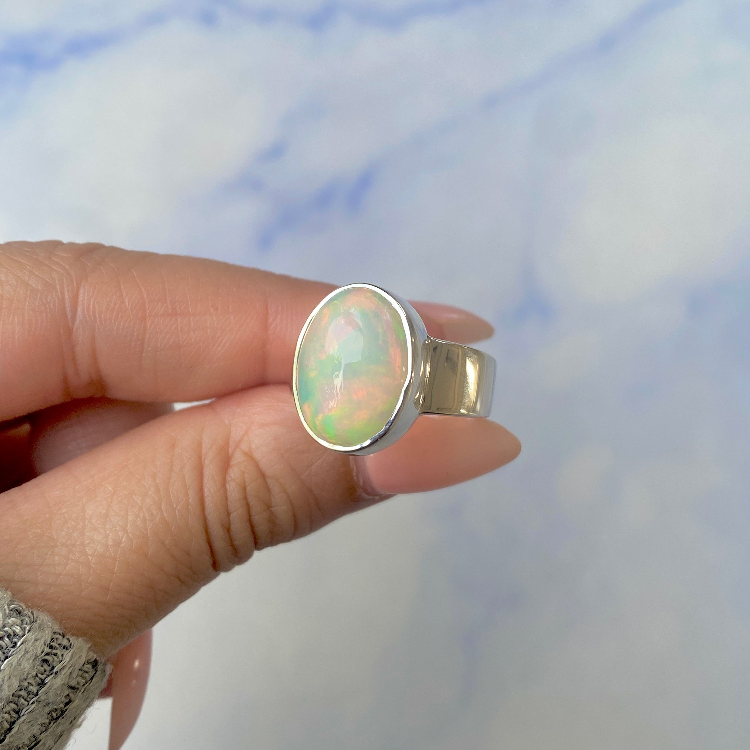 Opal Ring Size 8-(OPL-R-30.)