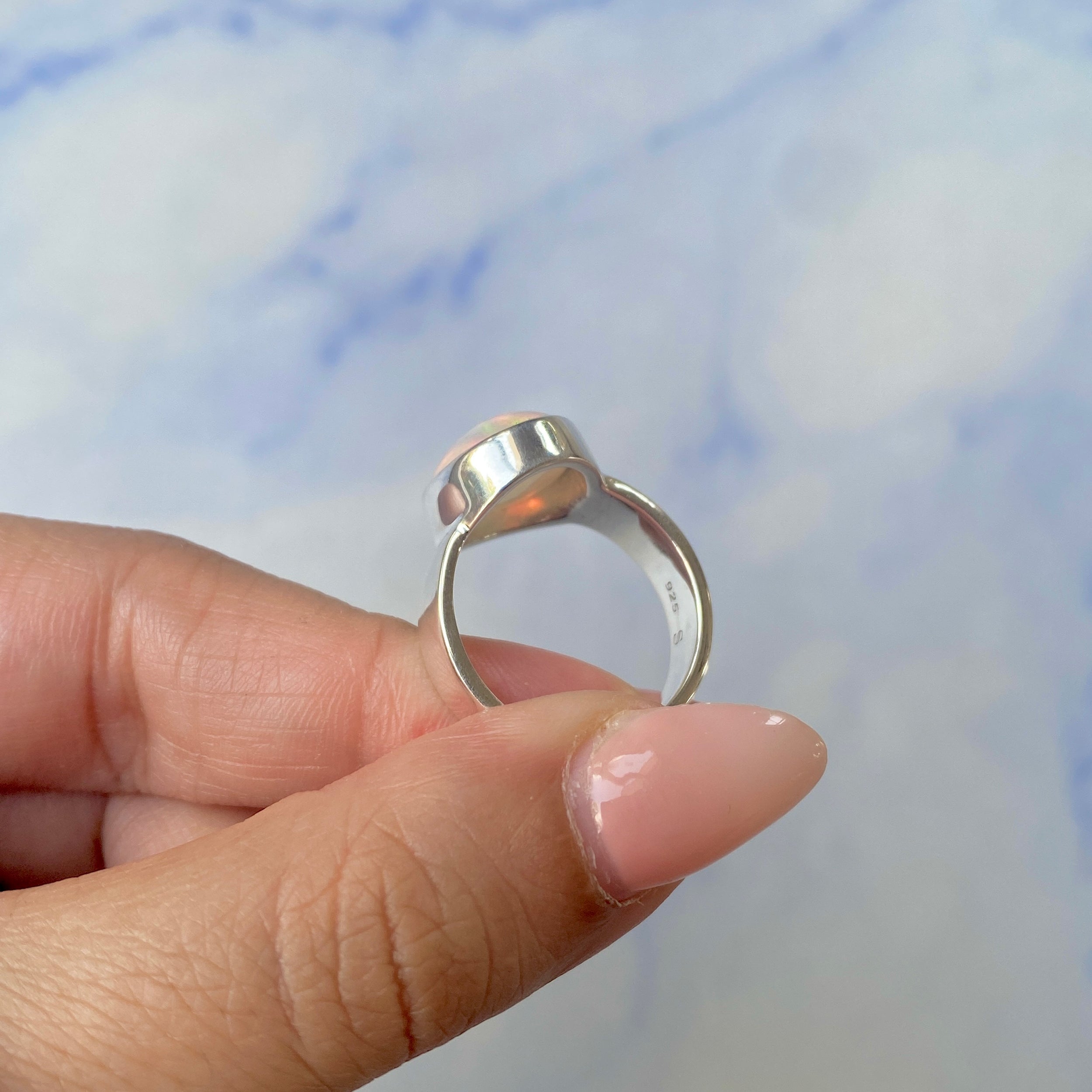 Opal Ring Size 8-(OPL-R-30.)