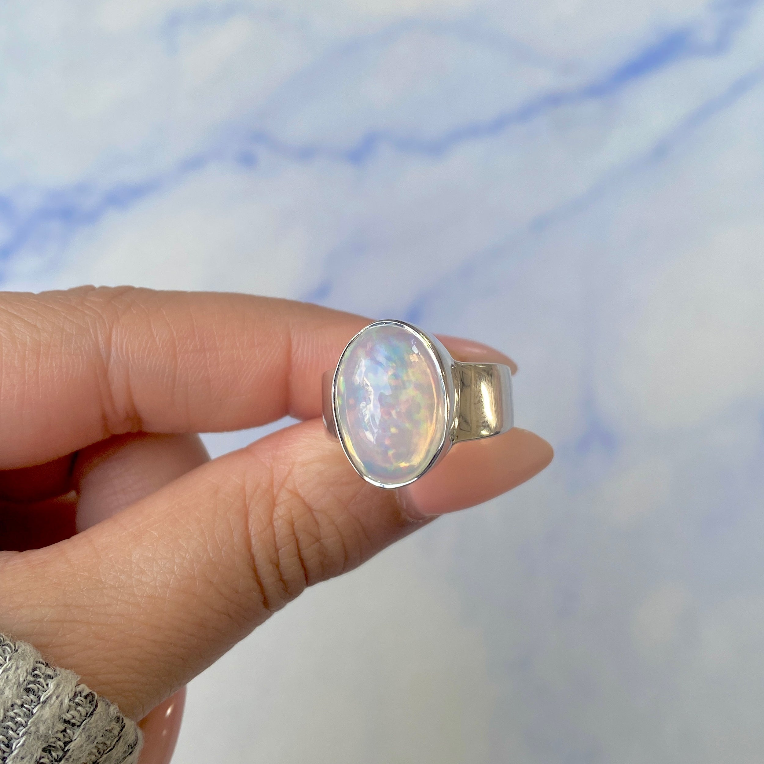 Opal Ring Size 7-(OPL-R-33.)