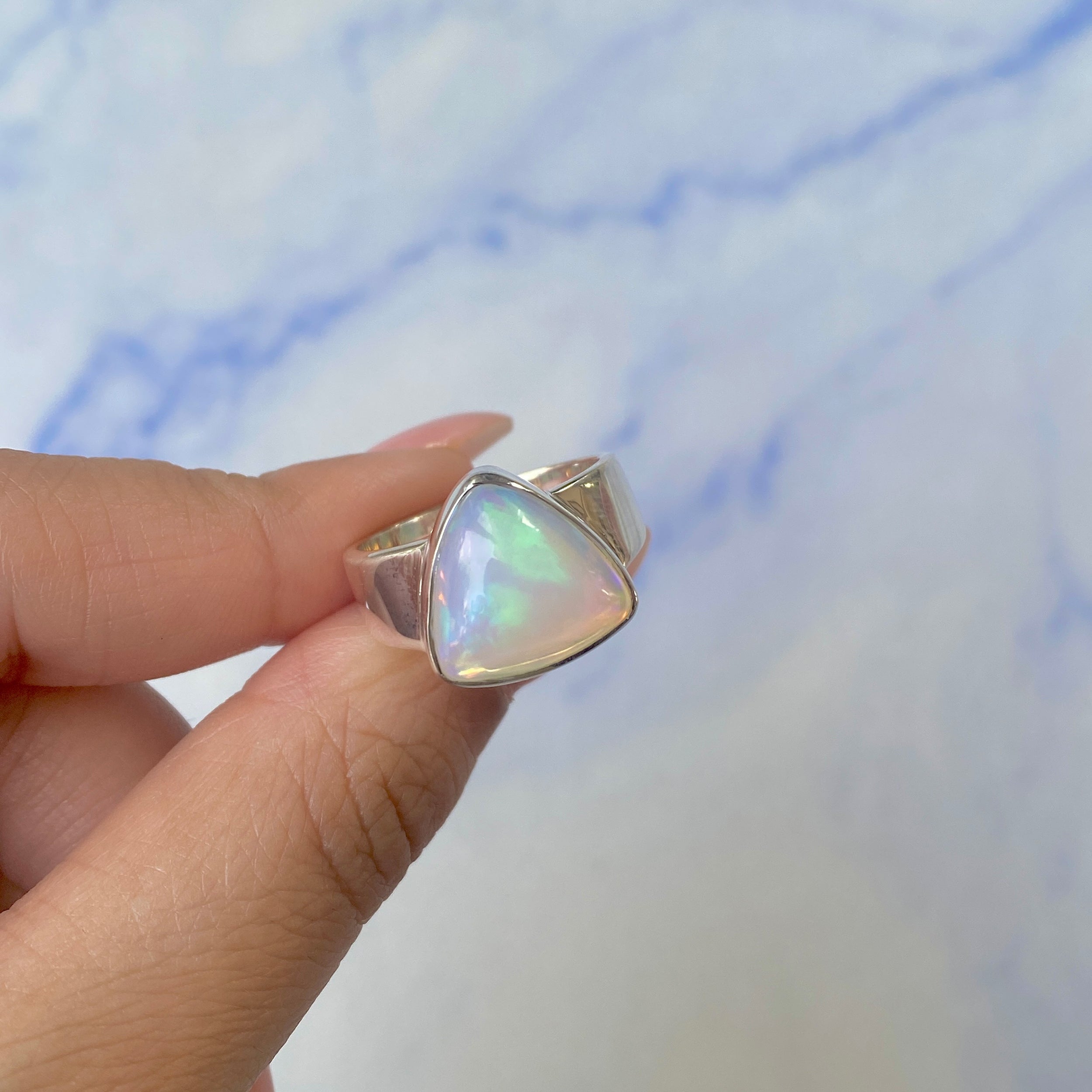 Opal Ring Size 8-(OPL-R-35.)