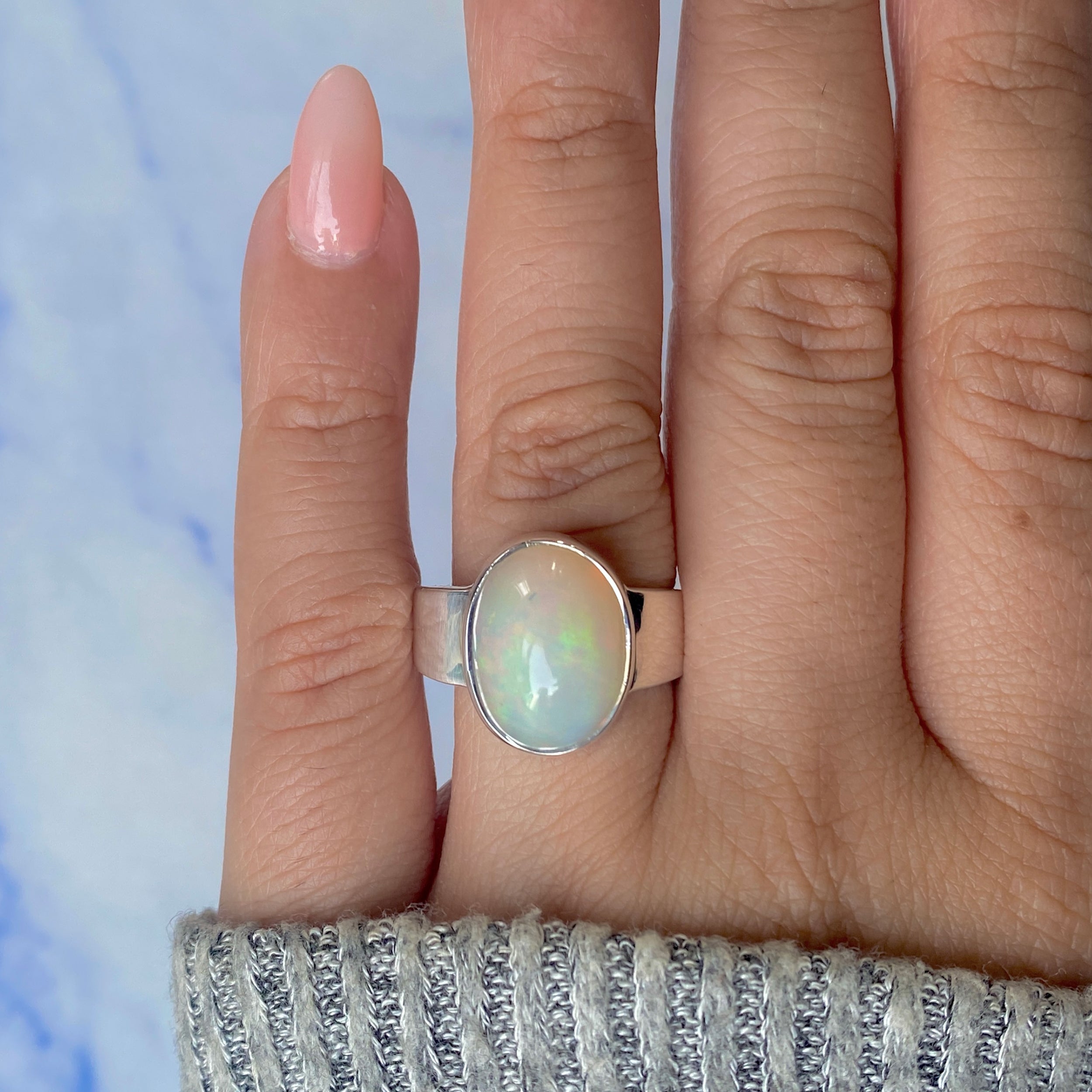 Opal Ring Size 8-(OPL-R-36.)
