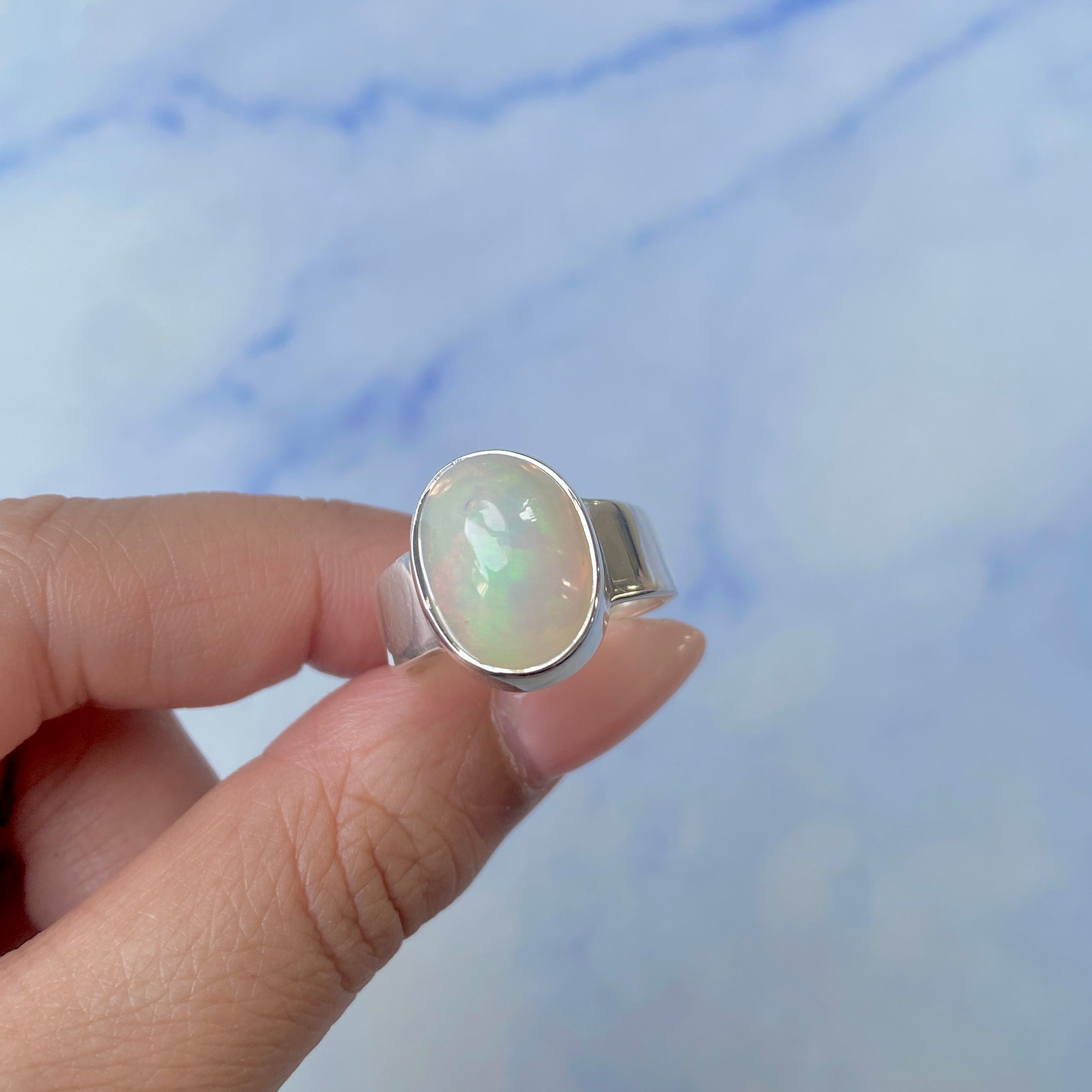 Opal Ring Size 8-(OPL-R-36.)