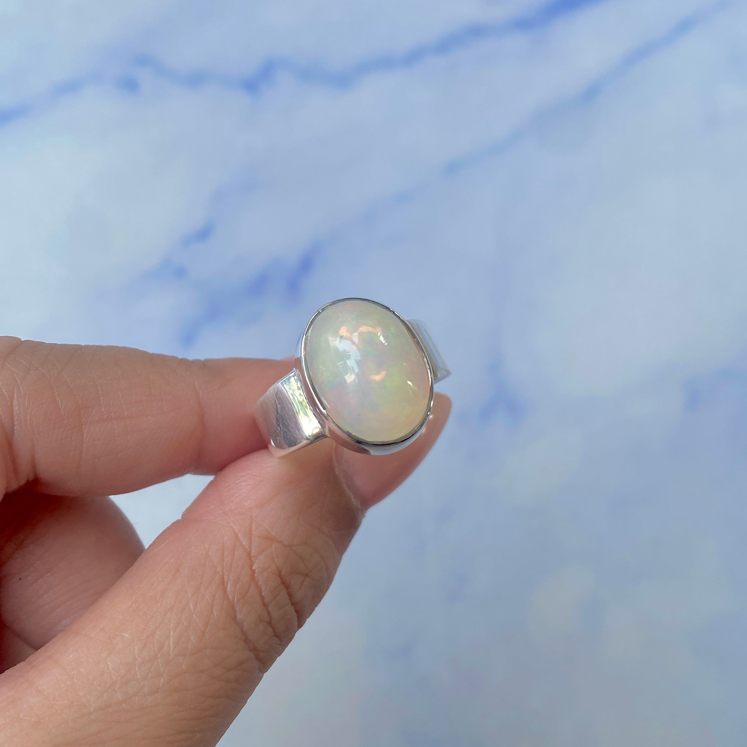 Opal Ring Size 8-(OPL-R-36.)