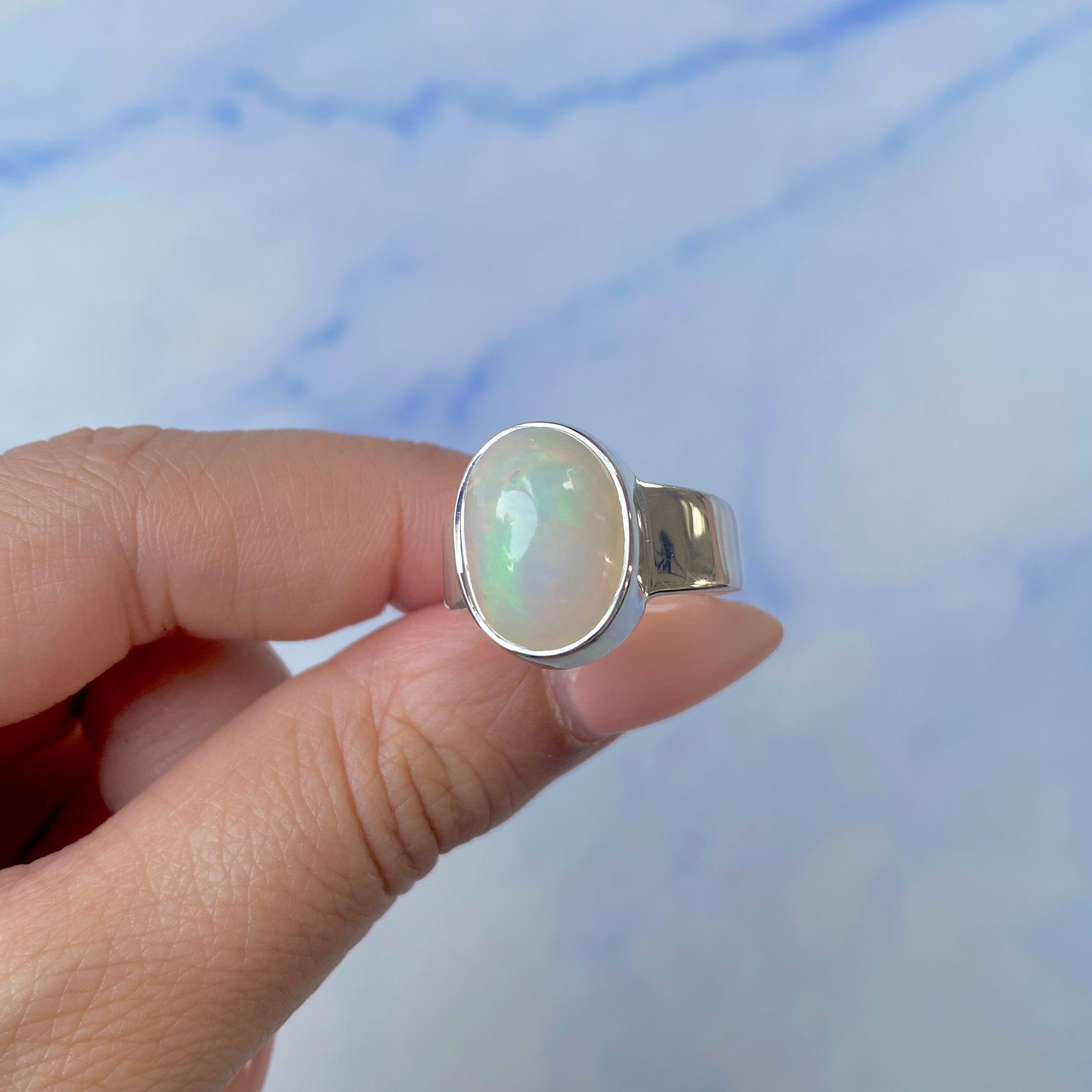 Opal Ring Size 8-(OPL-R-36.)
