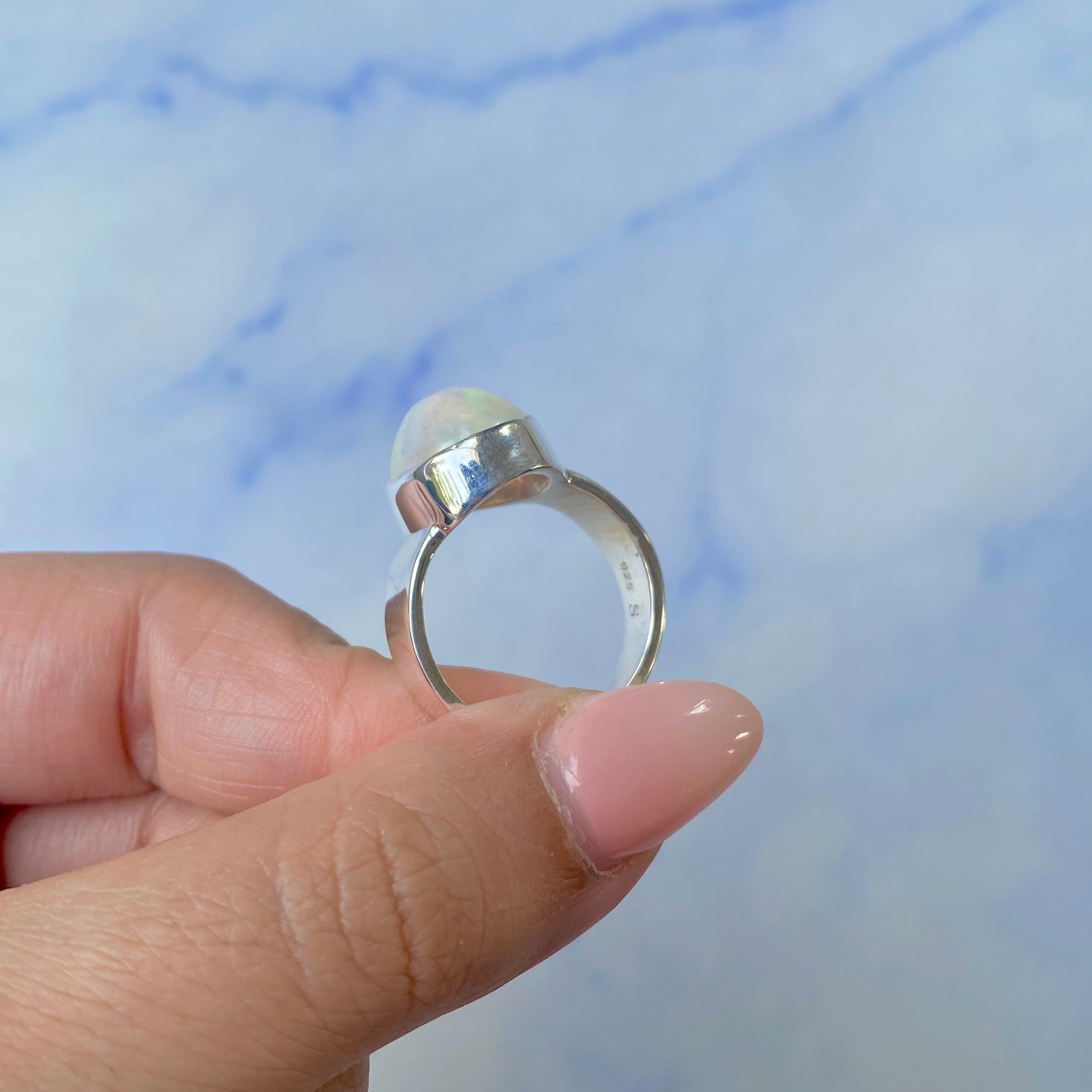 Opal Ring Size 8-(OPL-R-36.)