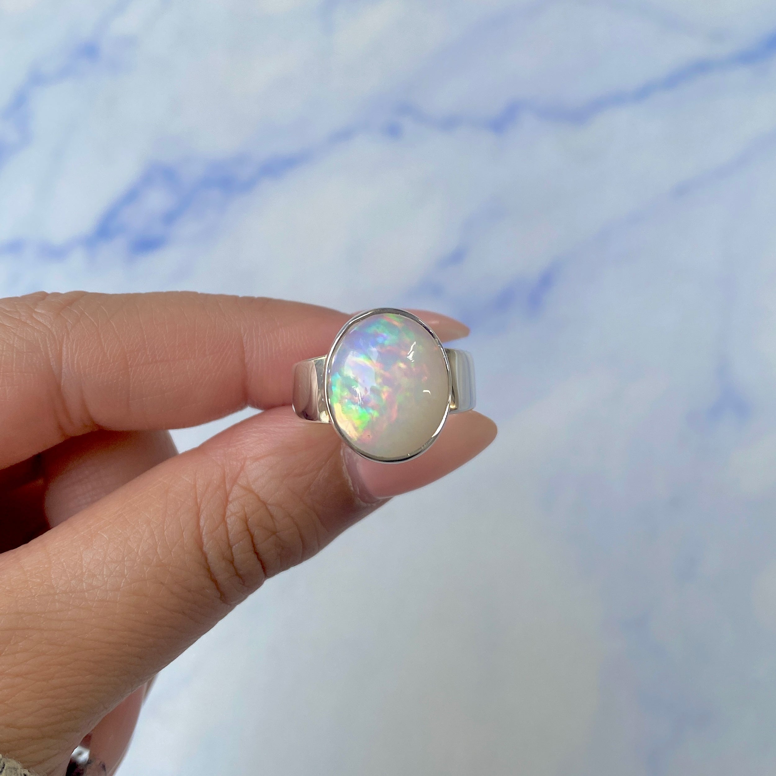 Opal Ring Size 7-(OPL-R-40.)