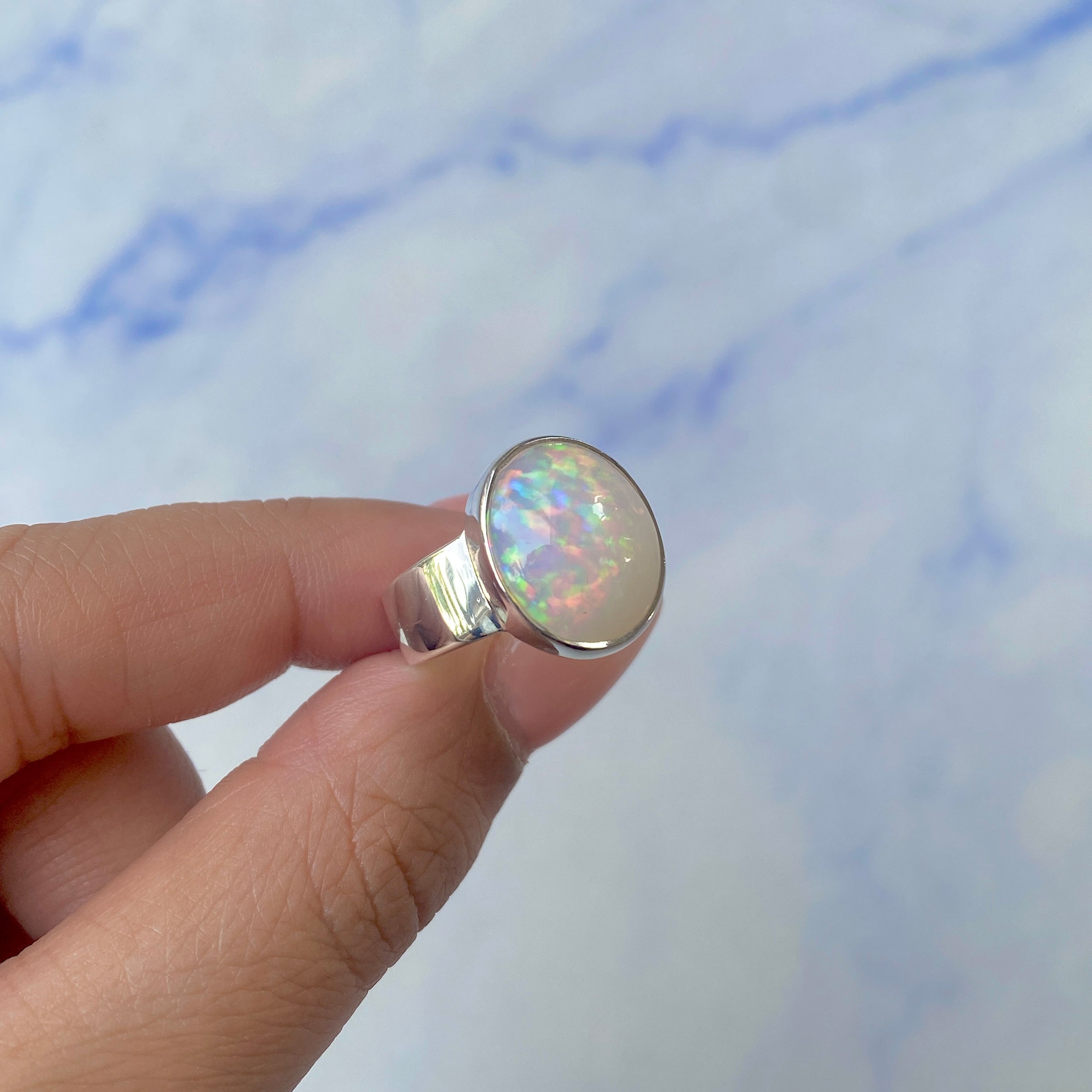 Opal Ring Size 7-(OPL-R-40.)