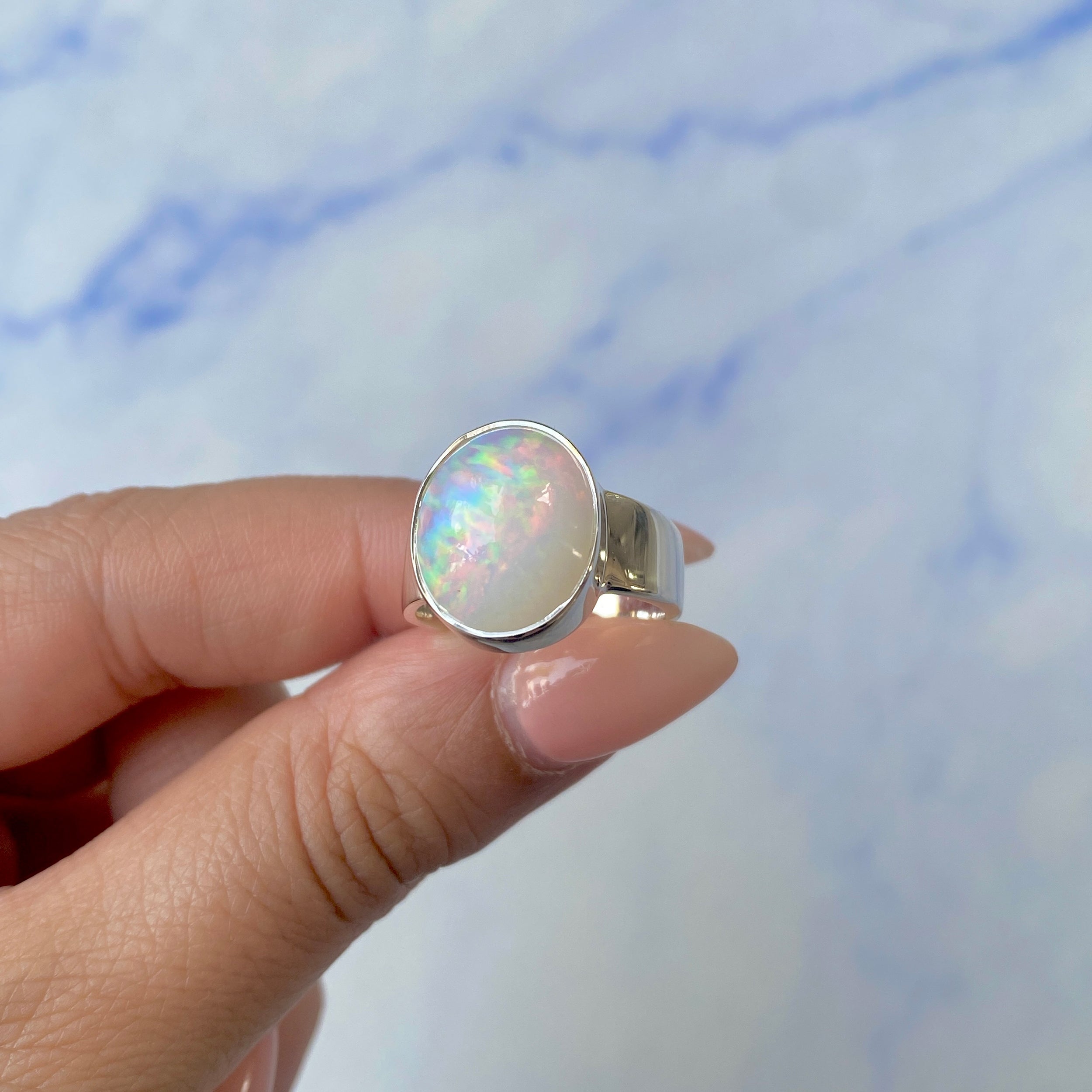 Opal Ring Size 7-(OPL-R-40.)