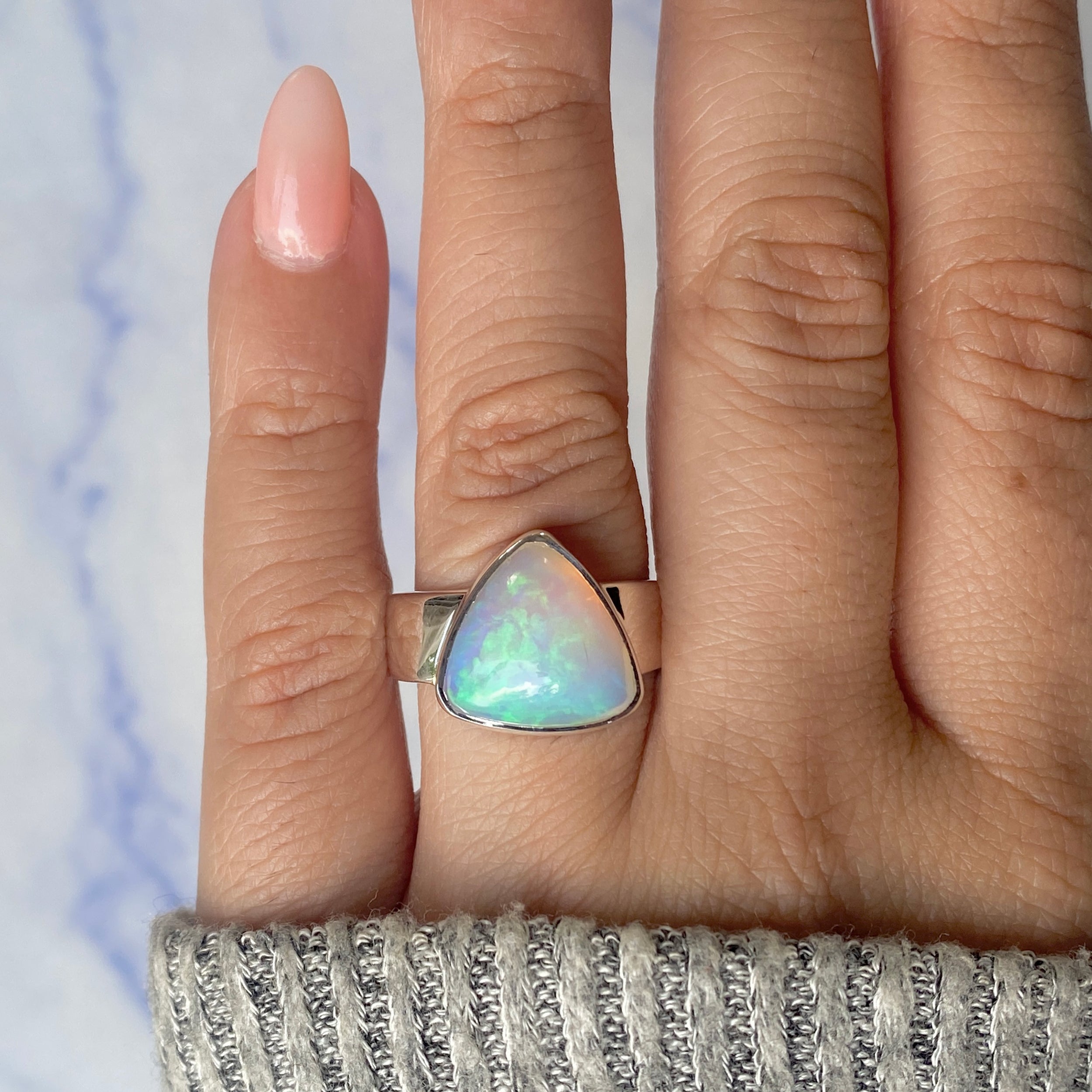 Opal Ring Size 9-(OPL-R-43.)