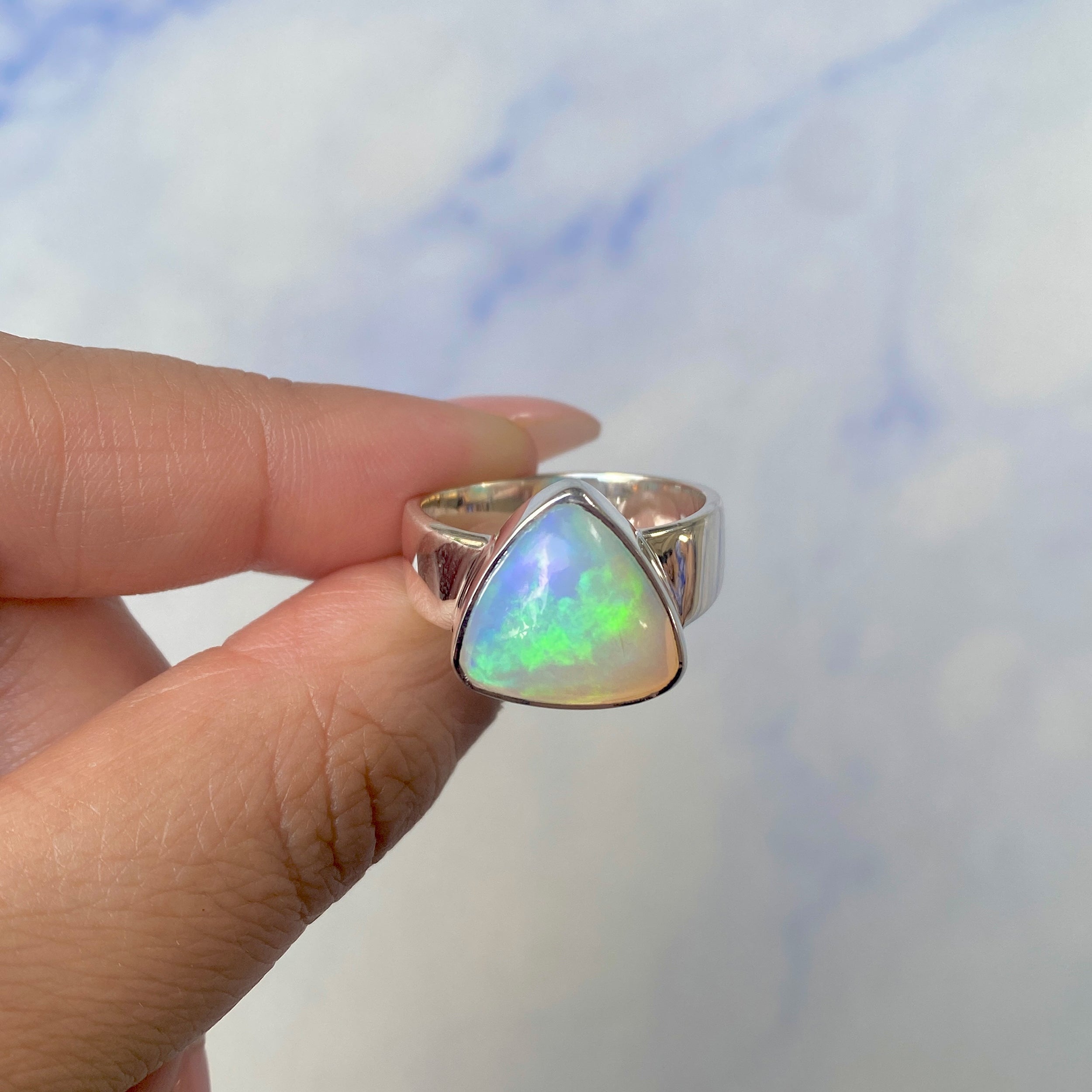 Opal Ring Size 9-(OPL-R-43.)