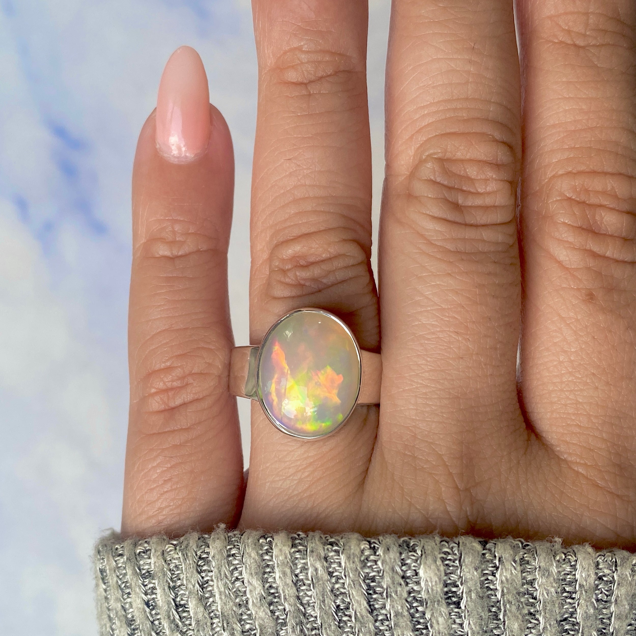 Opal Ring Size 8-(OPL-R-44.)