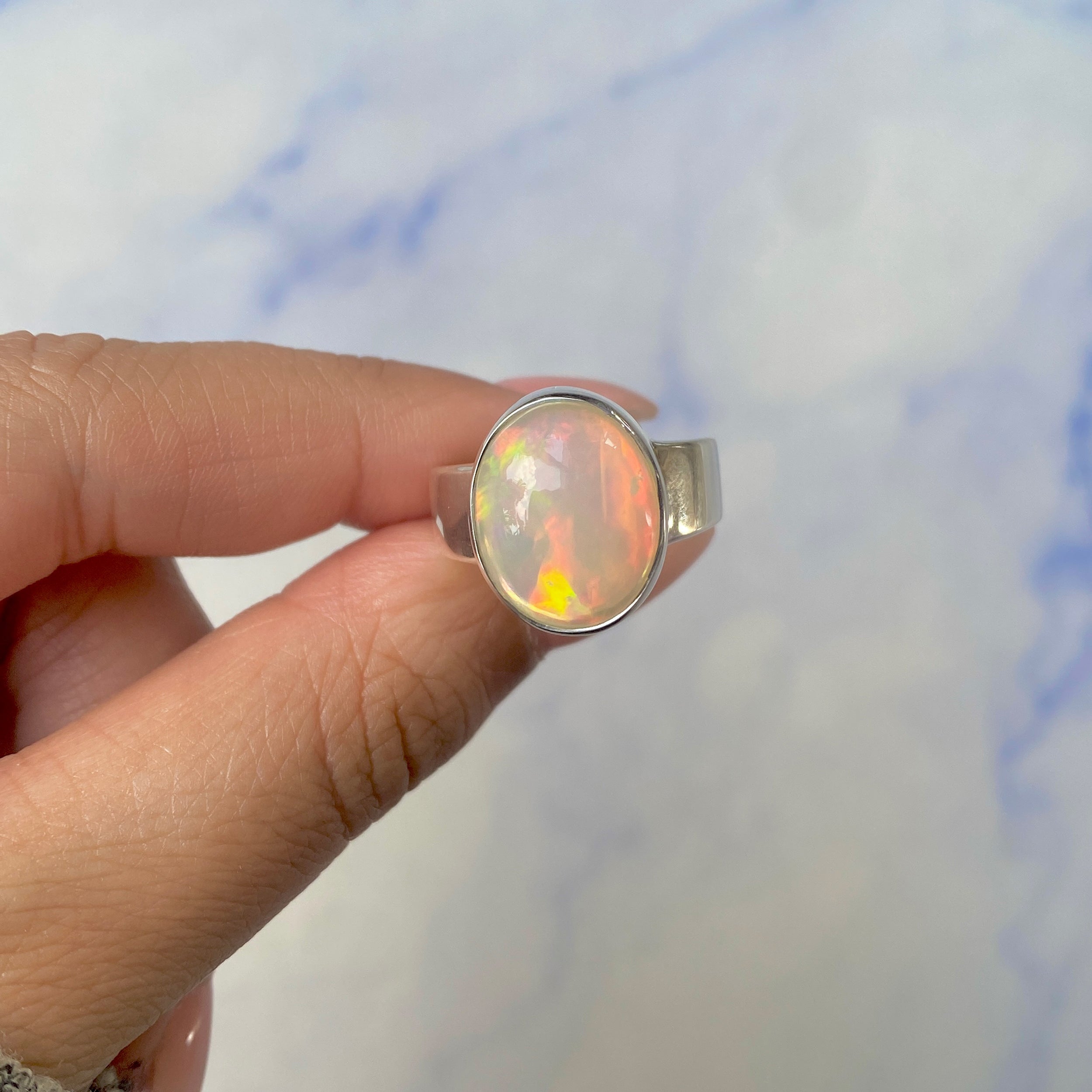 Opal Ring Size 8-(OPL-R-44.)