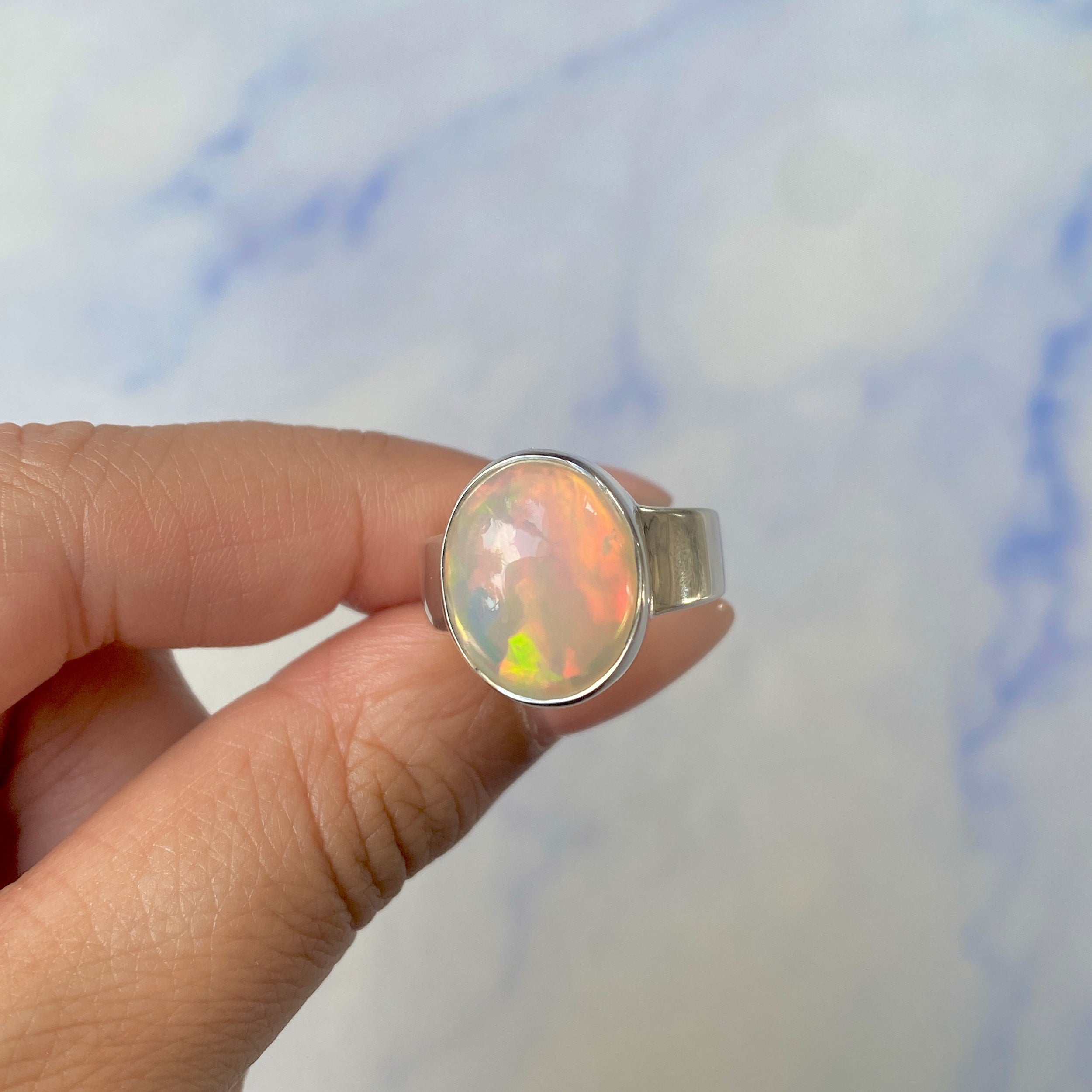 Opal Ring Size 8-(OPL-R-44.)