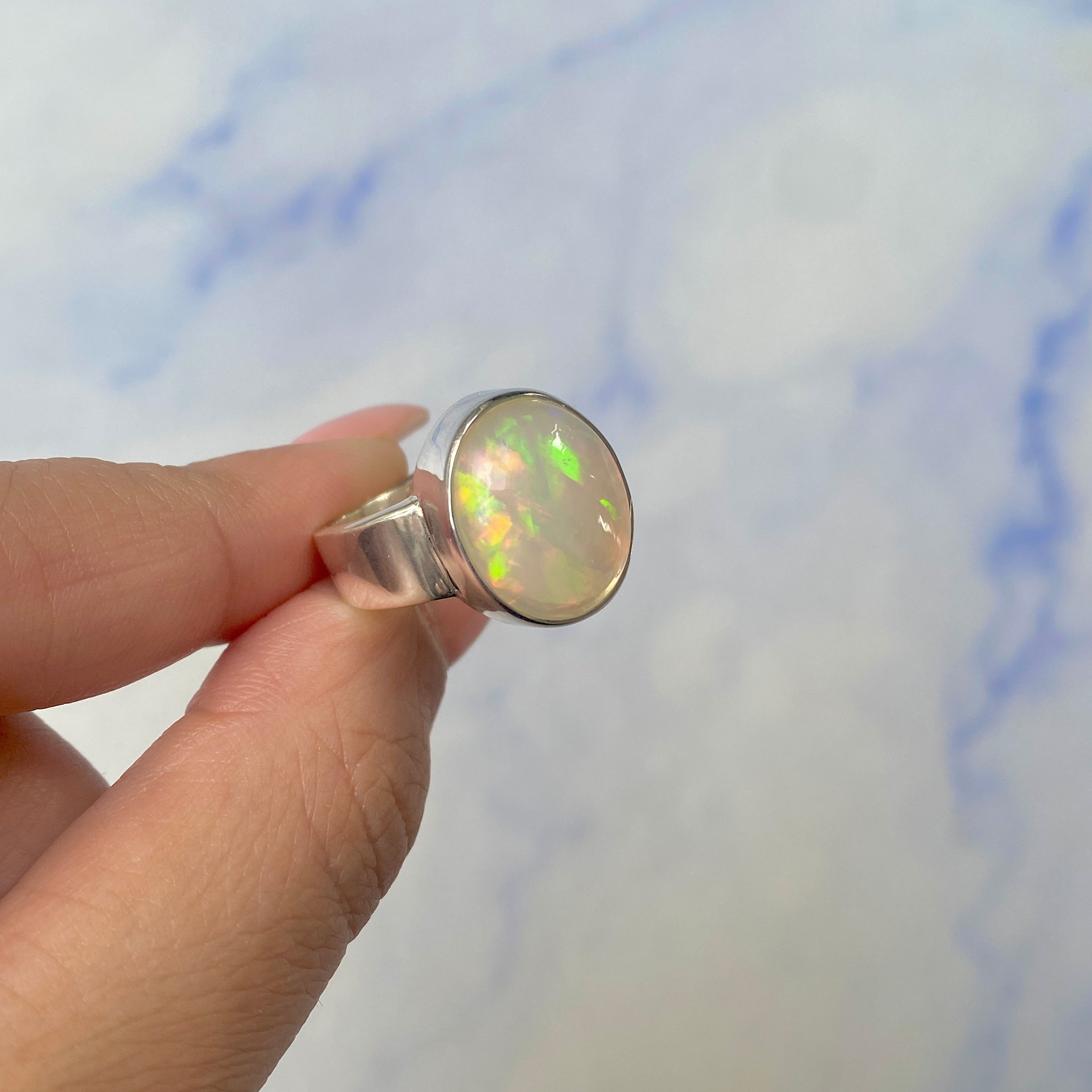 Opal Ring Size 8-(OPL-R-44.)