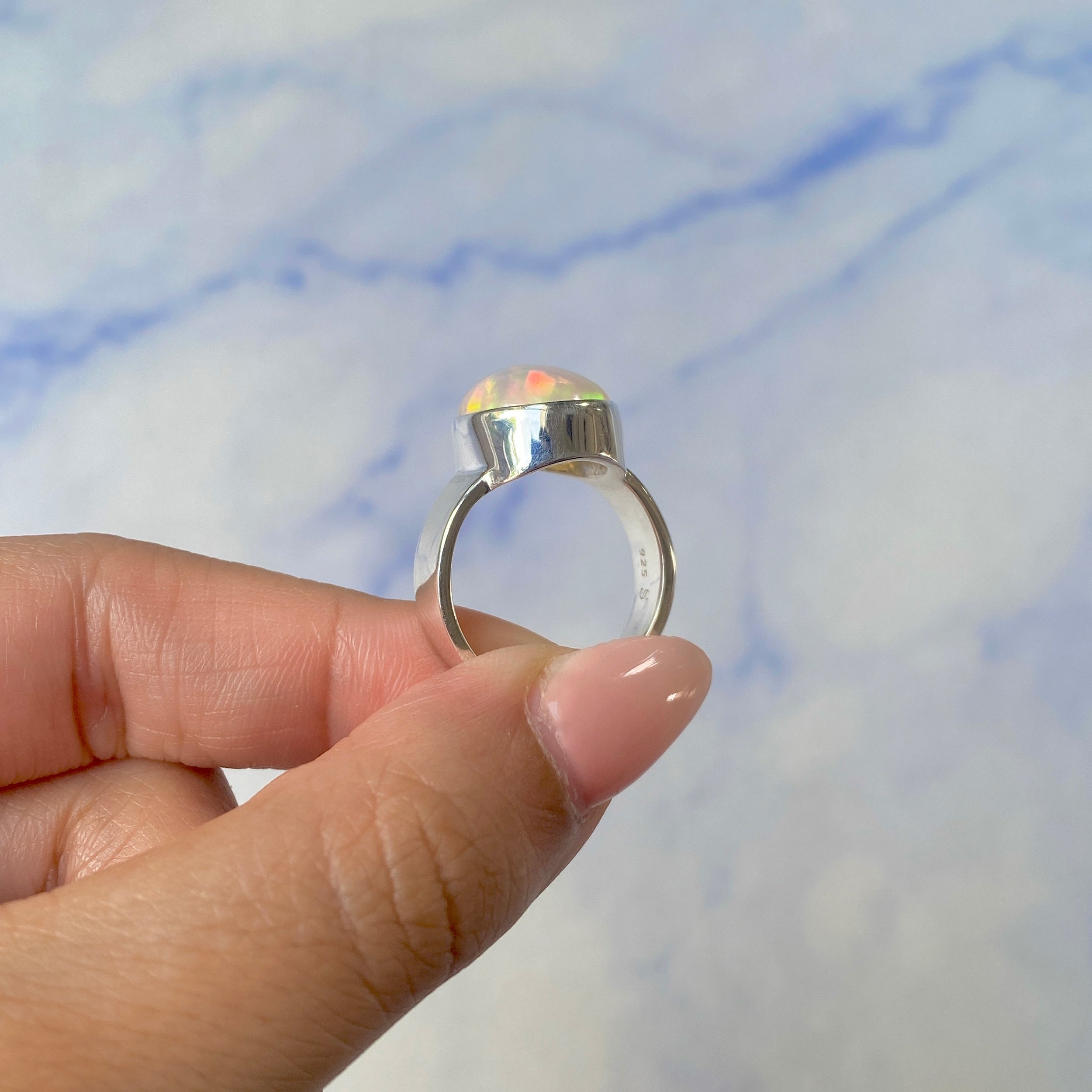 Opal Ring Size 8-(OPL-R-44.)
