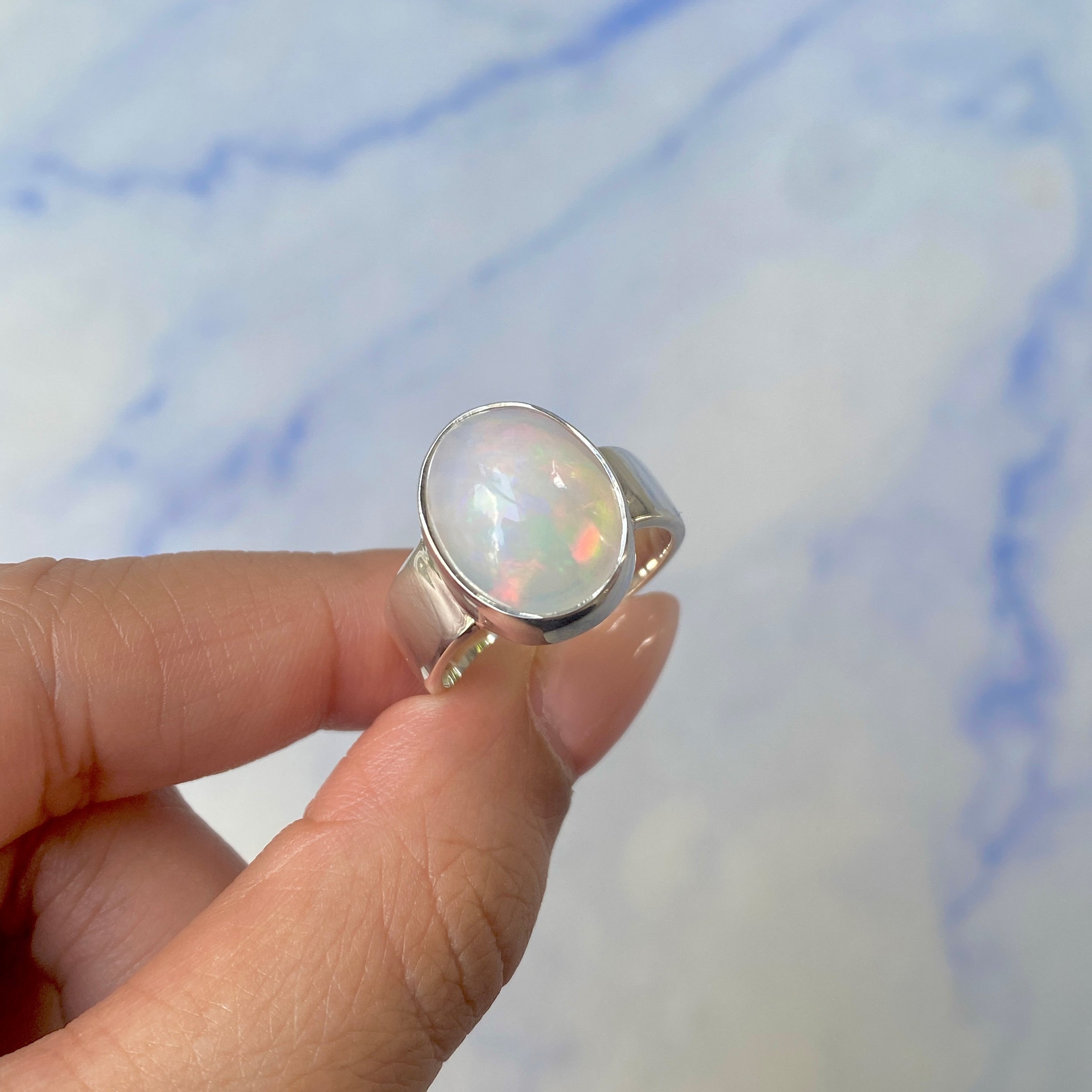 Opal Ring Size 9-(OPL-R-45.)