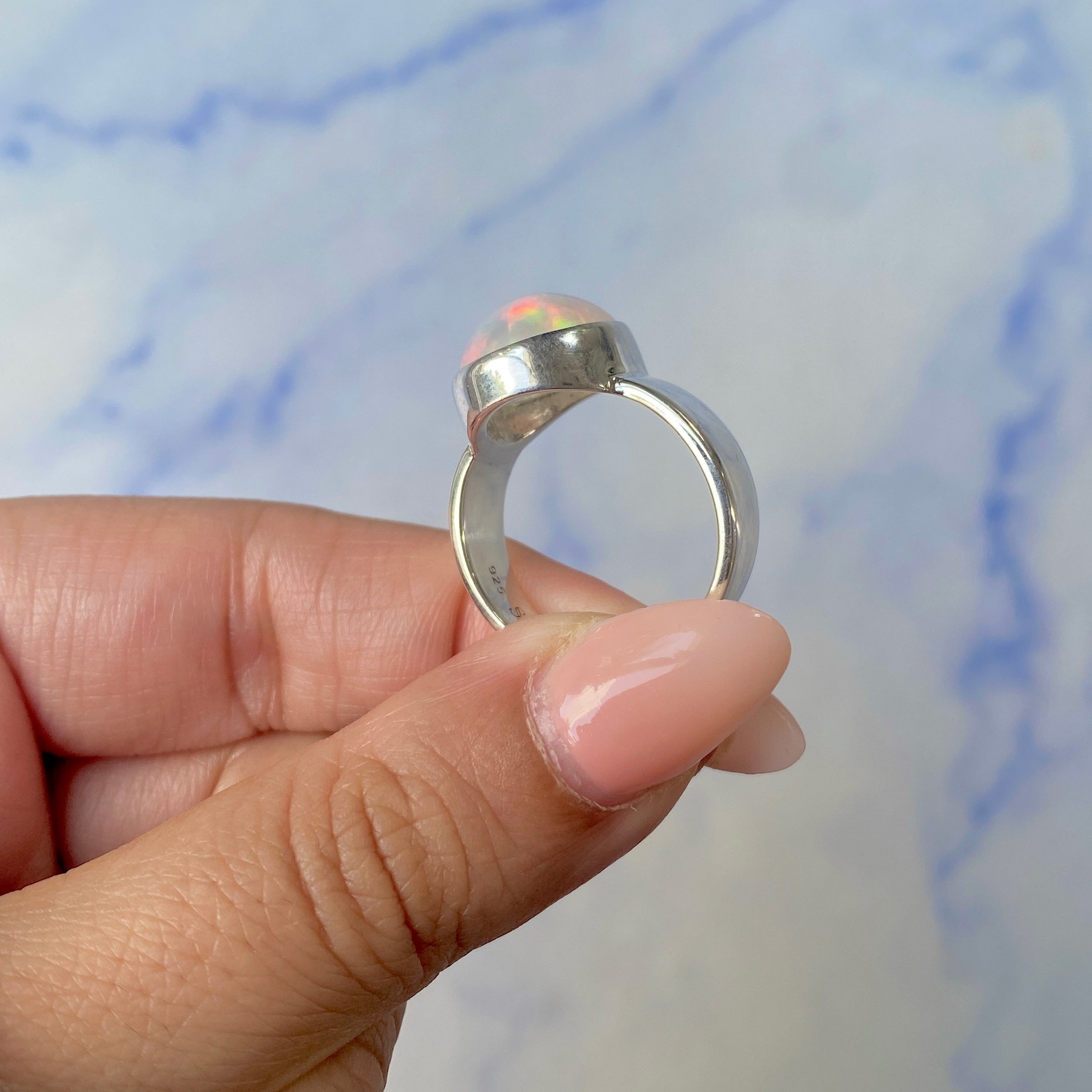 Opal Ring Size 9-(OPL-R-45.)