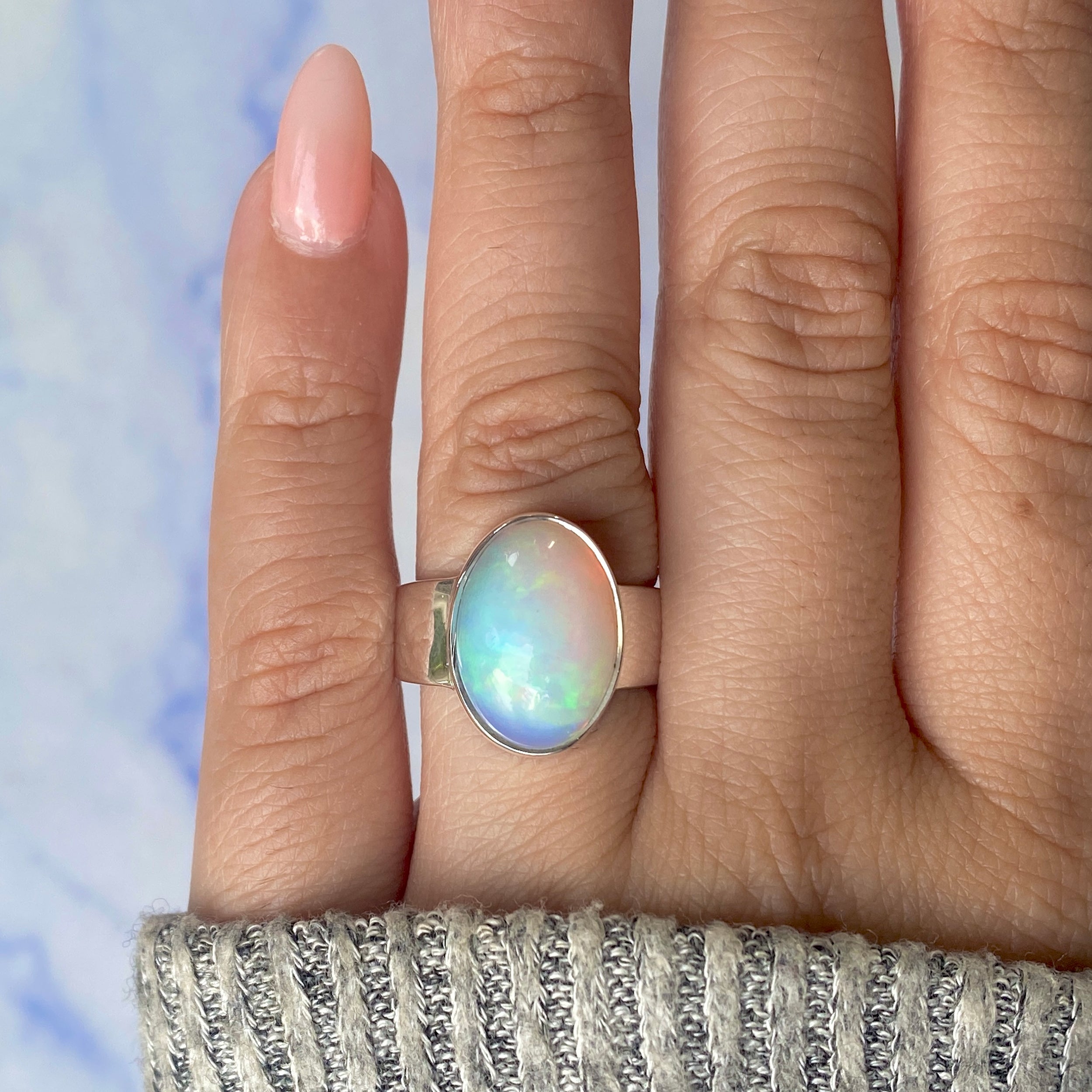 Opal Ring Size 7-(OPL-R-47.) – Sagacia Jewelry
