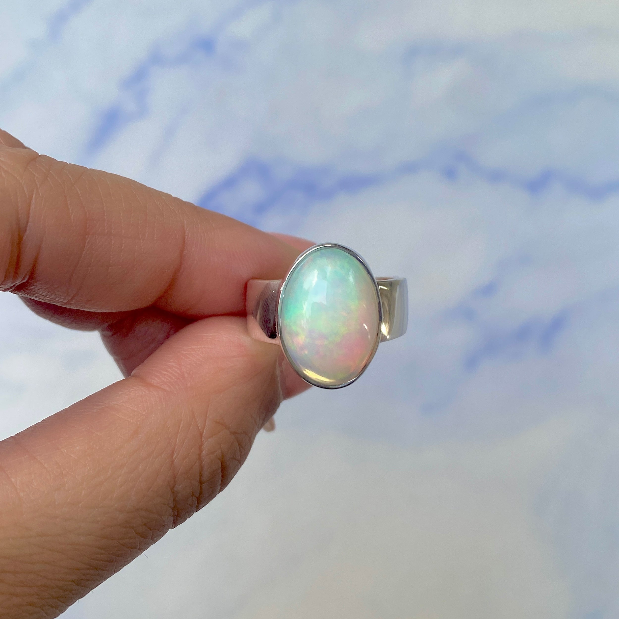 Opal Ring Size 7-(OPL-R-47.)