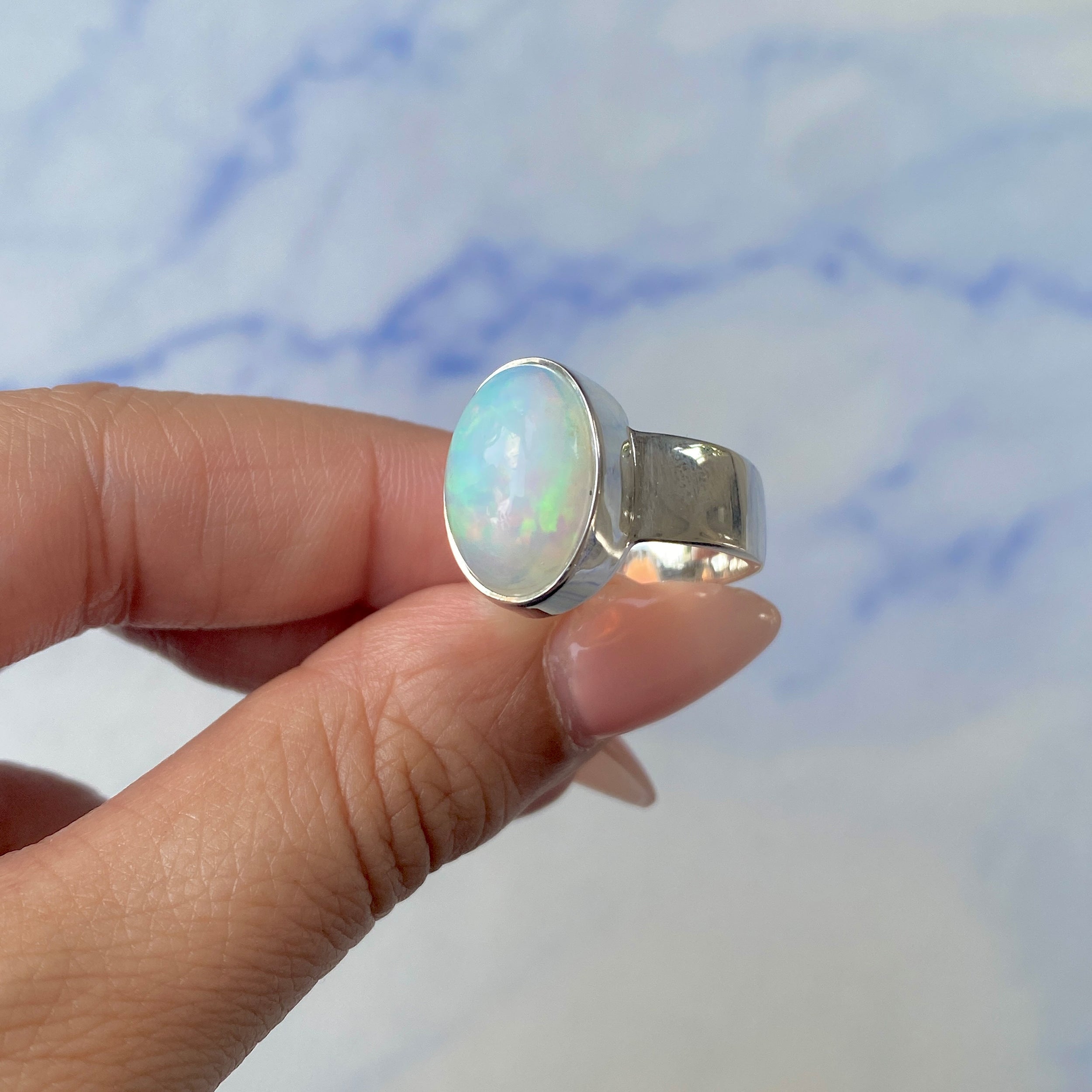 Opal Ring Size 7-(OPL-R-47.)