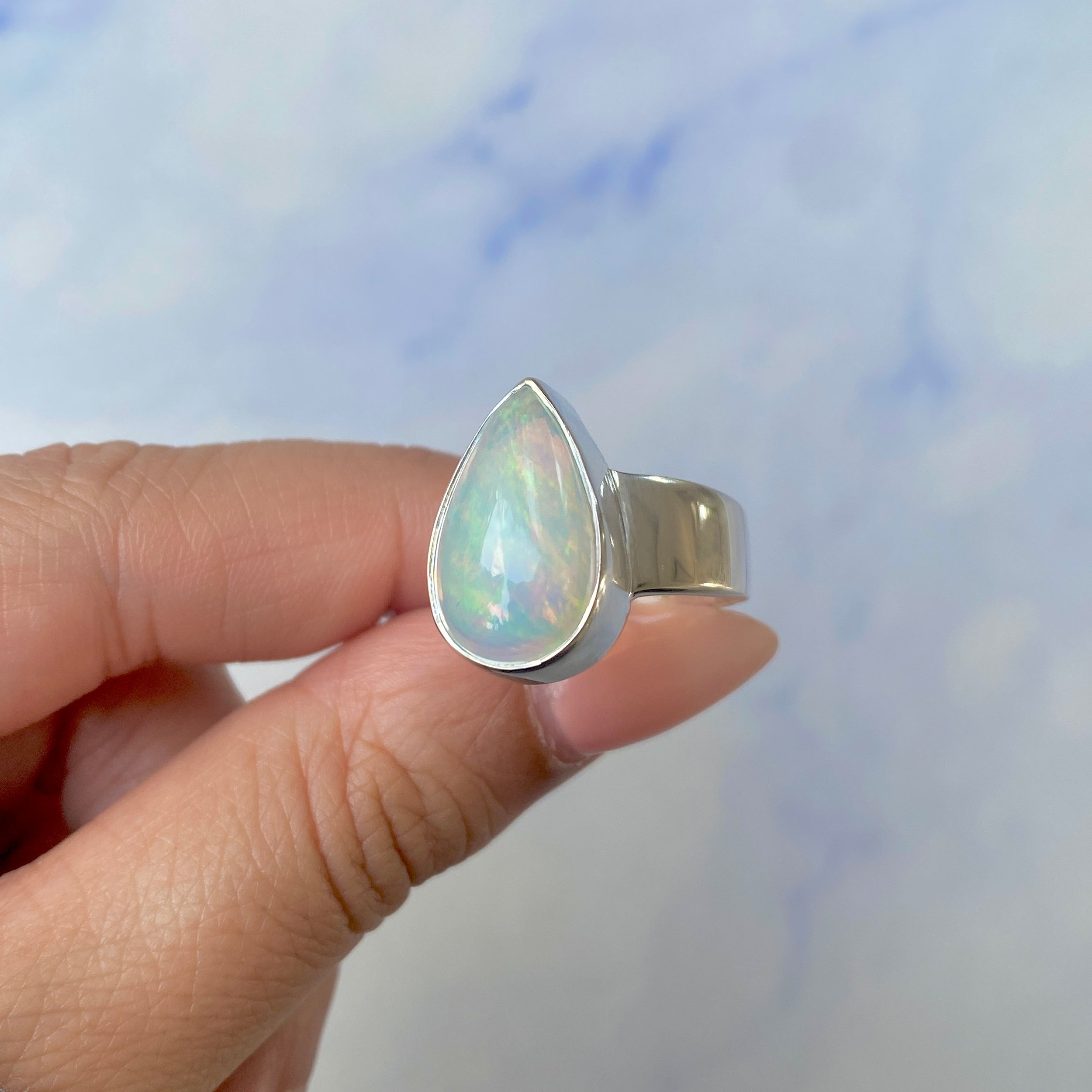 Opal Ring Size 8-(OPL-R-49.)